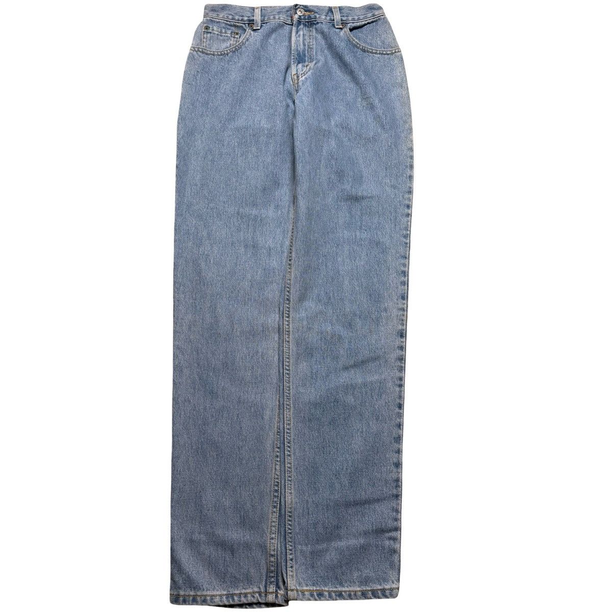 Levi's Vintage Y2K Levi's 550 Relaxed Tapered Light Wash Jeans Size 28" / US 6 / IT 42 - 4 Thumbnail