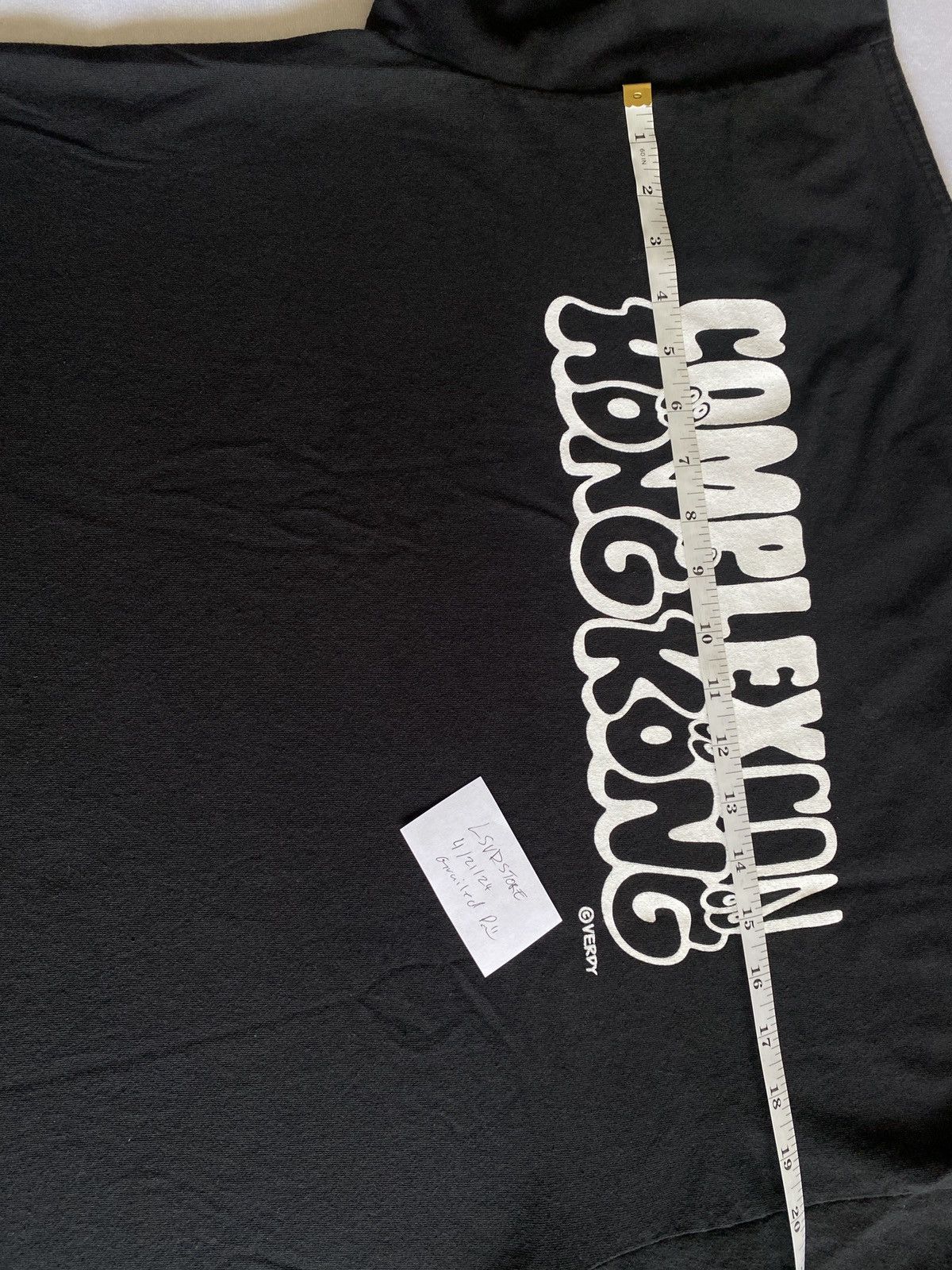 Complex Complexcon Hong Kong 2024 Verdy Long Sleeve Logo Tee Black L Size US L / EU 52-54 / 3 - 12 Thumbnail