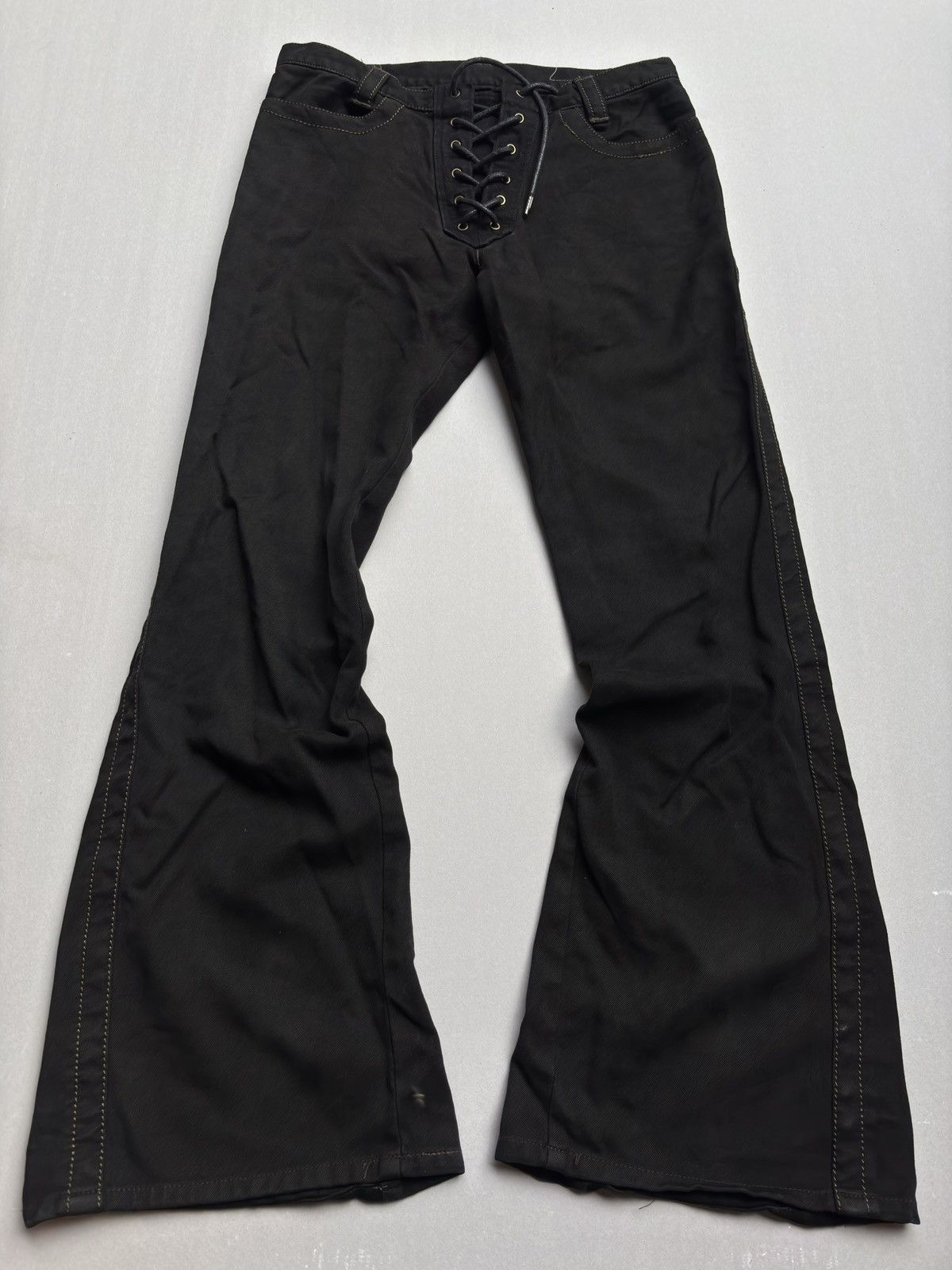 291295=Homme Lace up flare pants Size US 28 / EU 44 - 1 Thumbnail