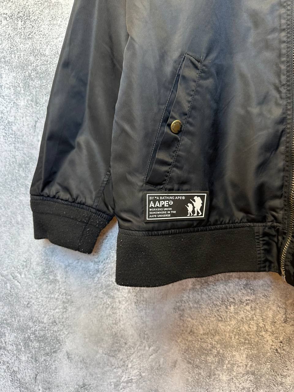 Aape × Japanese Brand AAPE By A Bathing Ape UNVS Bomber Reversible Rare Size US M / EU 48-50 / 2 - 11 Thumbnail