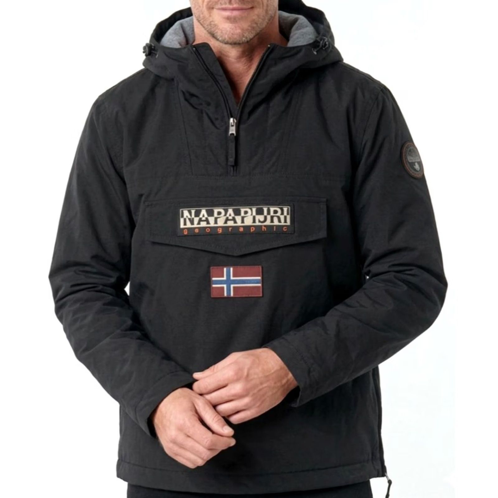 Napapijri NAPAPIJRI Winter Rainforest Hooded Anorak Jacket Men Size XL MJ6454 Size US XL / EU 56 / 4 - 2 Thumbnail