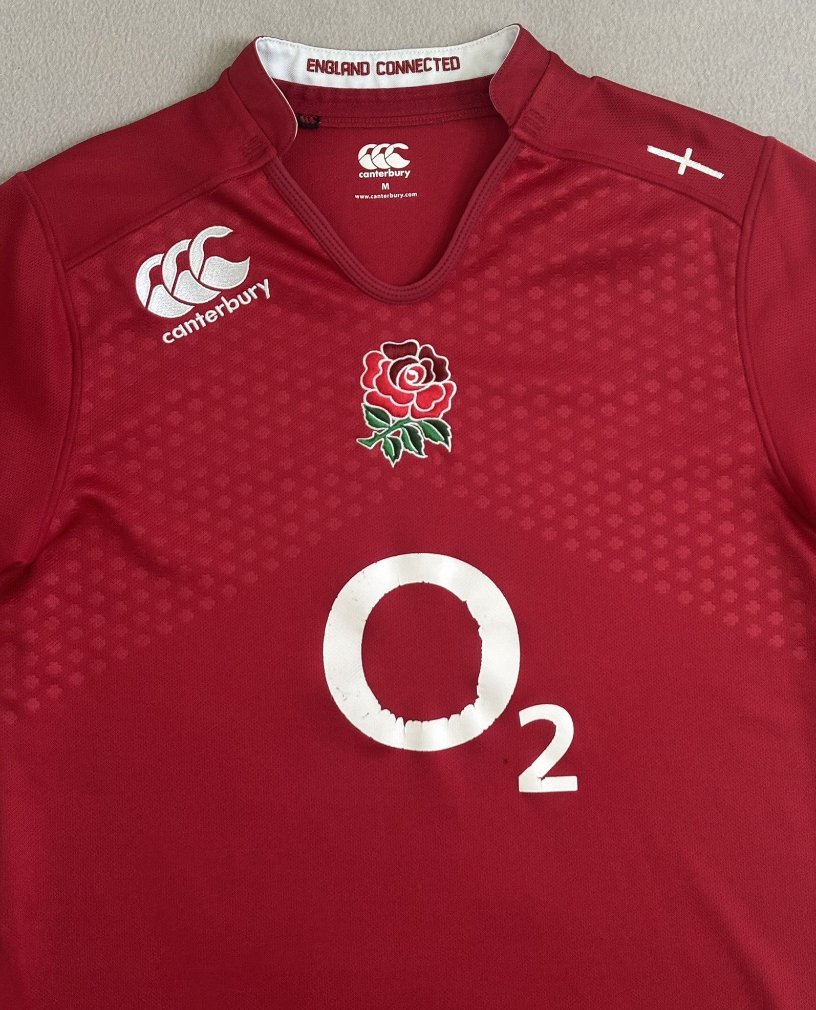 Canterbury of New Zealand England Rugby 2014/2015 Canterbury Jersey Size M Size US M / EU 48-50 / 2 - 6 Thumbnail