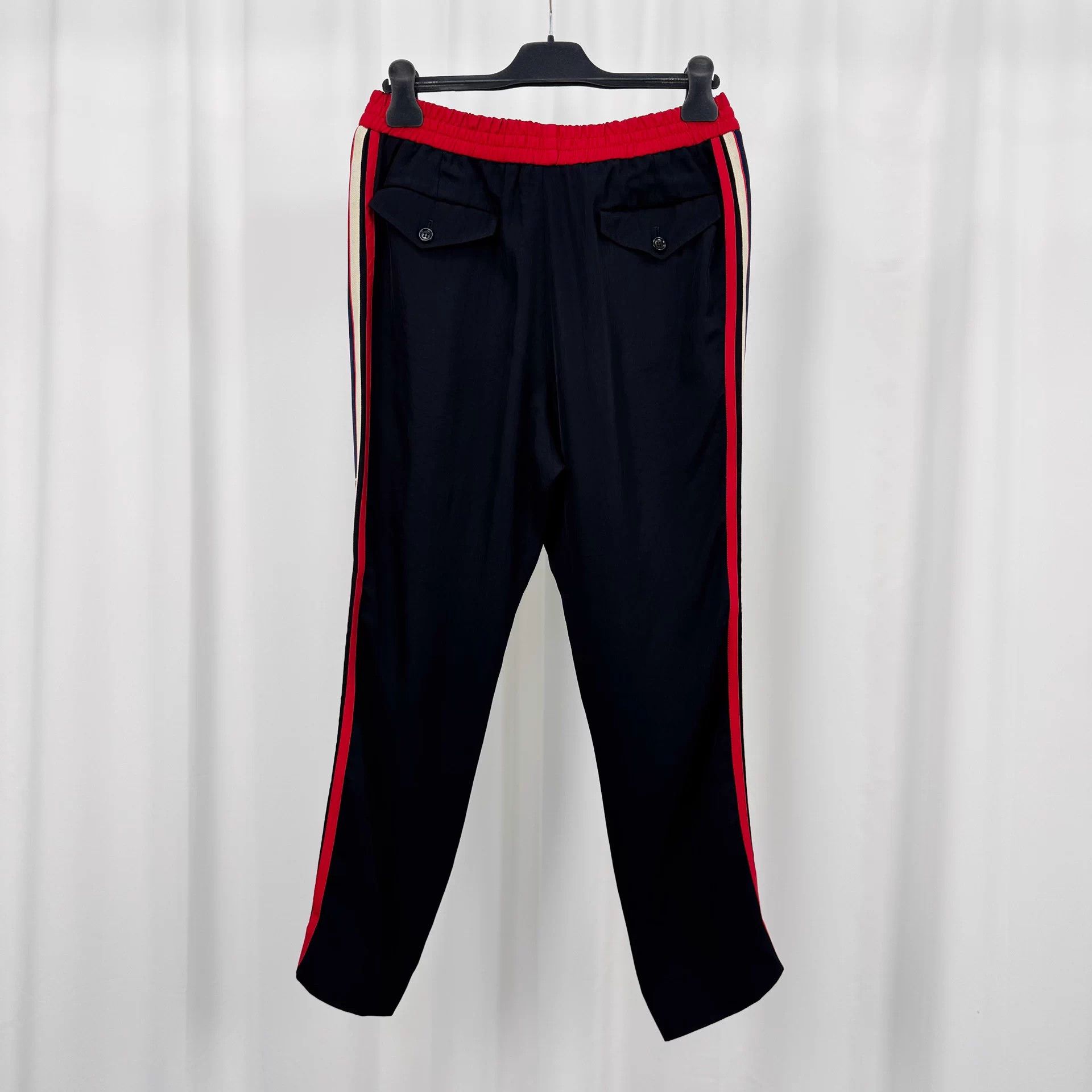 Gucci Gucci GG Web Silk Pants 46 98 New Size US 33 - 2 Thumbnail