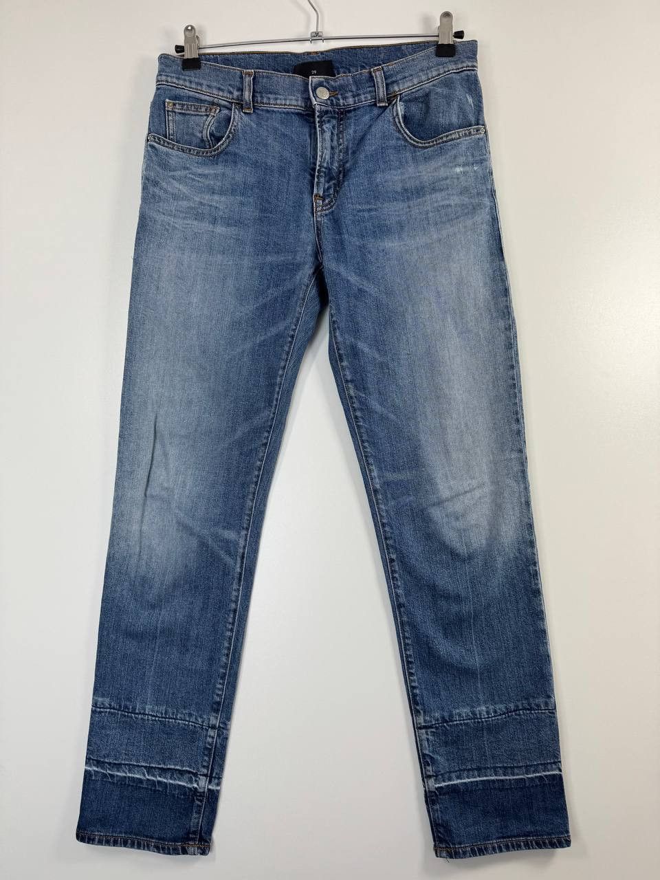 Emporio Armani Emporio Armani Men’s Slim Fit Blue Jeans Designer Denim 29 Size US 29 - 1 Thumbnail