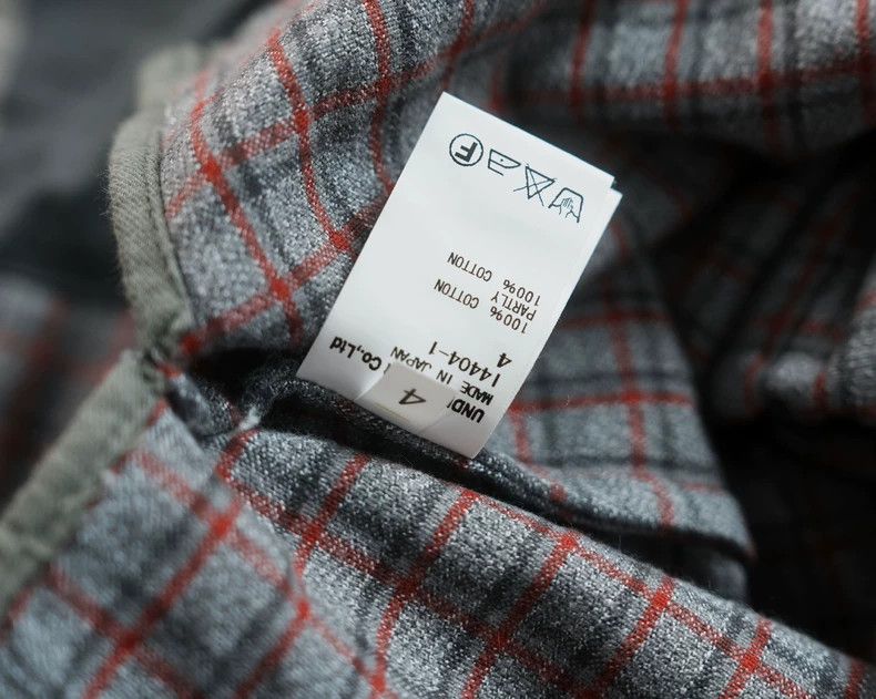 undercover Plaid Stripe Patchwork Shirt 2502-Nextarrow