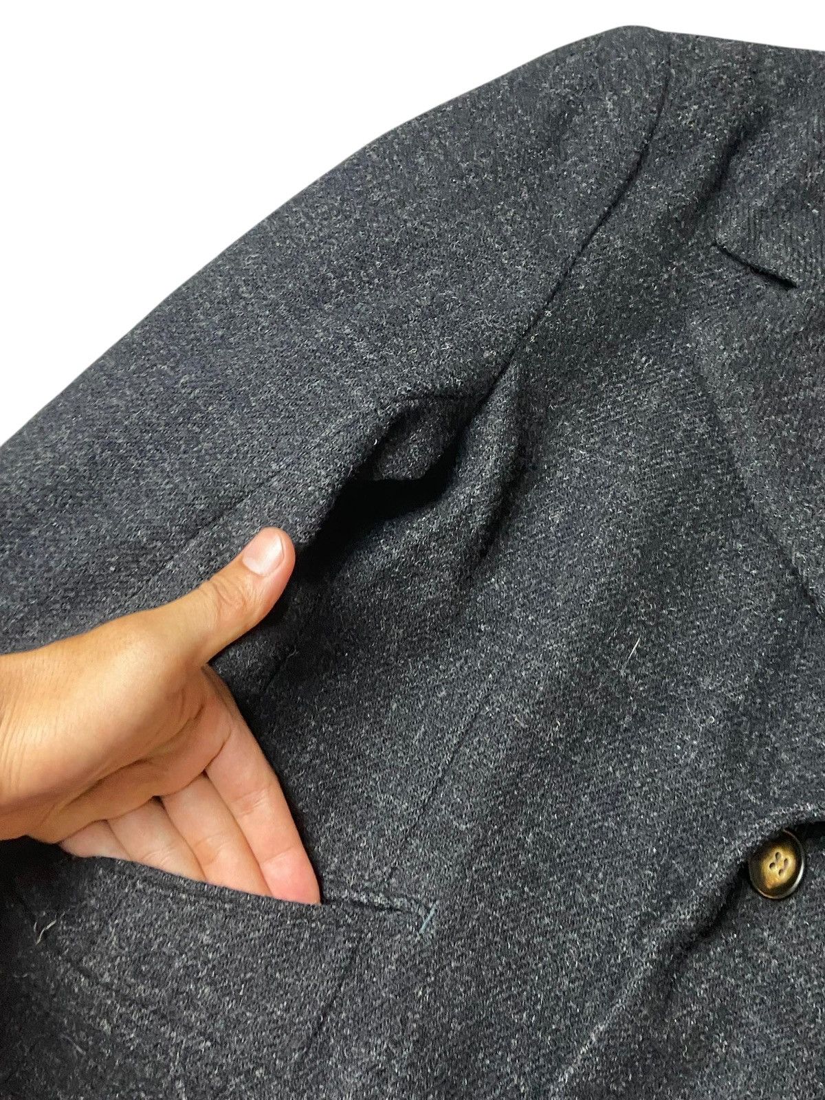 Japanese Brand × Johnbull × Vintage Johnbull Japanese Brand Fish-tailed Long Coat (128) Size US XXS / EU 40 - 3 Thumbnail