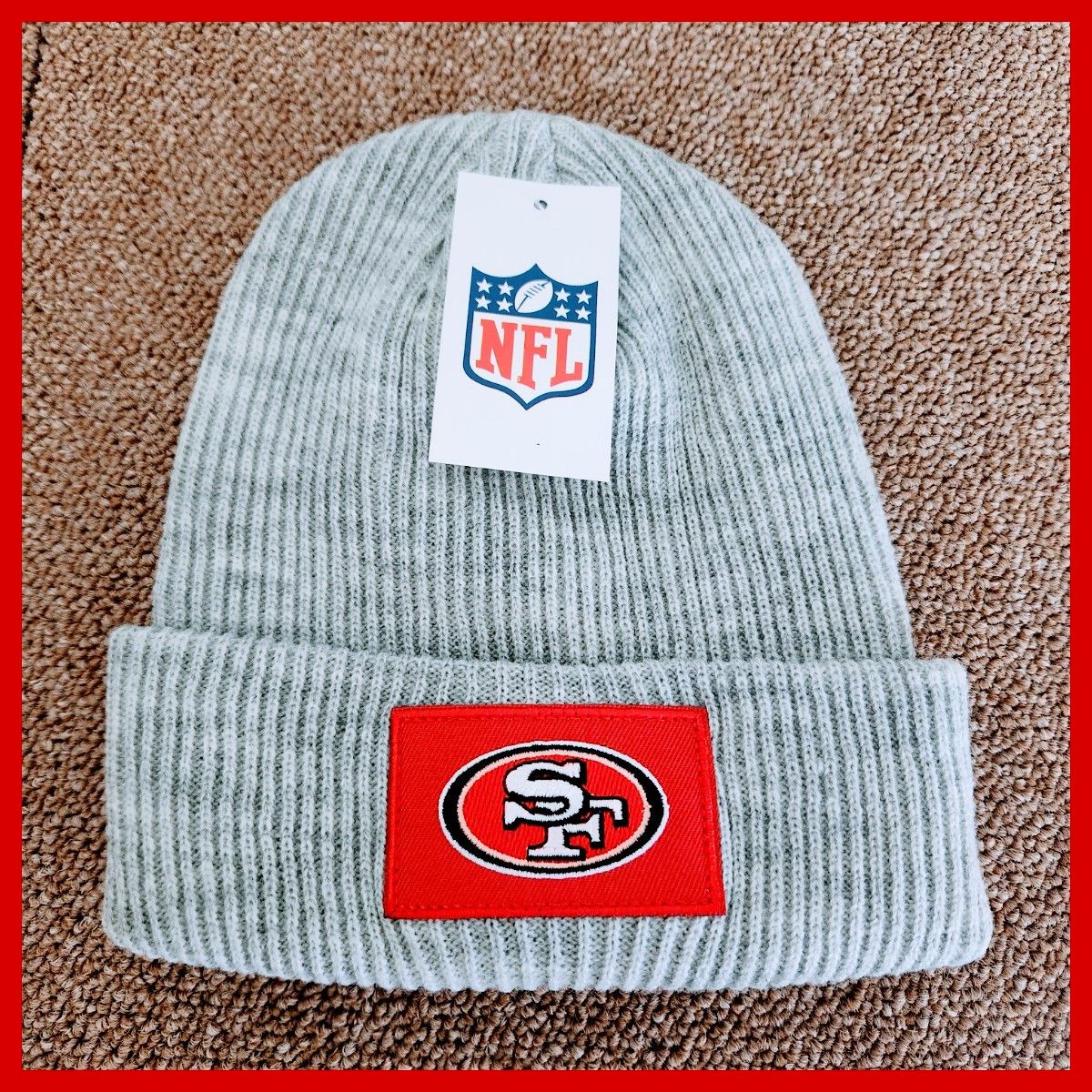 NFL SAN FRANCISCO 49ERS NFL FOOTBALL BEANIE HAT. Size ONE SIZE - 1 Preview