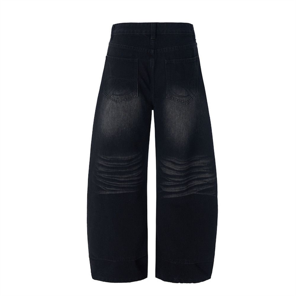 Japanese Brand American high street hip-hop trend washed scimitar jeans Size US 32 / EU 48 - 6 Thumbnail