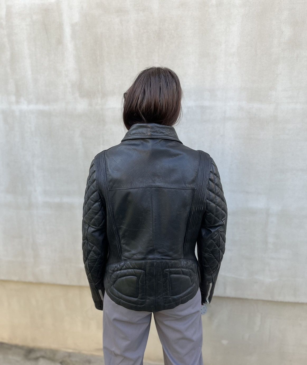 Belstaff Belstaff Women’s Leather Jacket Motorcycle Biker Vintage Size S / US 4 / IT 40 - 6 Thumbnail