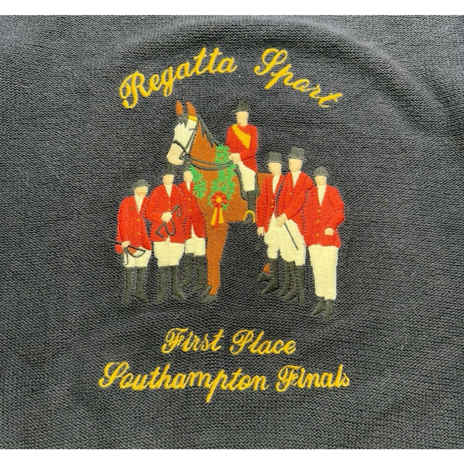 Vintage Vintage 90s Regatta Sport First Place Southampton Sweater Size US M / EU 48-50 / 2 - 6 Thumbnail