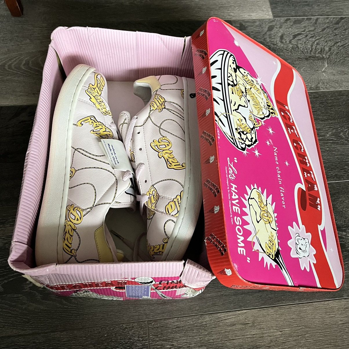 Pharrell RARE OG BBC ICE CREAM REEBOK NAME CHAIN BOUTIQUE LOW SHOES Size US 9 / IT 39 - 12 Thumbnail