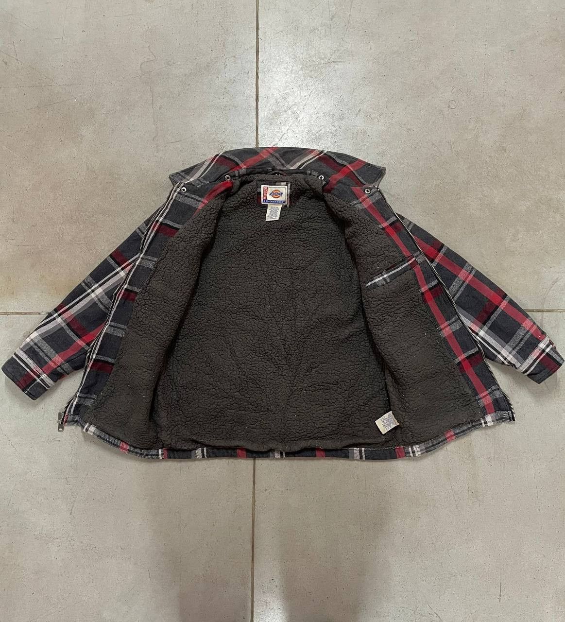 Dickies Vintage Dickies Plaid Sherpa Jacket 90s Size US M / EU 48-50 / 2 - 2 Thumbnail