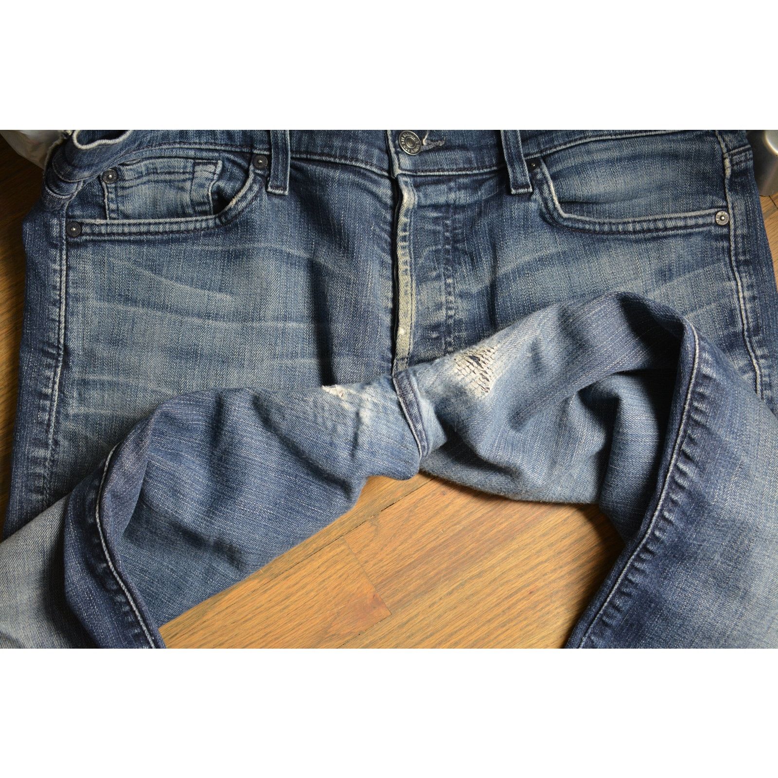 7 For All Mankind Men's 7 For All Mankind Standard Straight Leg Jeans Size US 34 / EU 50 - 5 Thumbnail