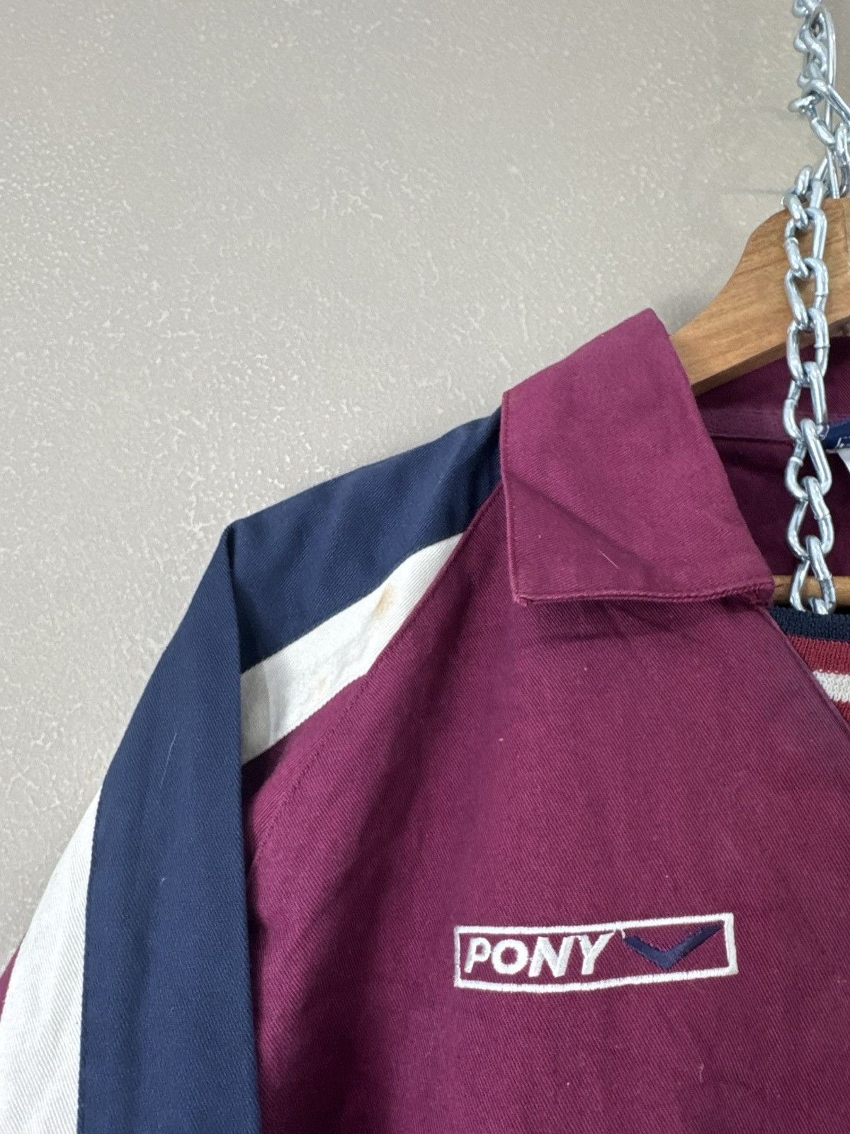 Vintage Vintage West Ham Pony soccer jacket rare big logo Size US S / EU 44-46 / 1 - 4 Thumbnail