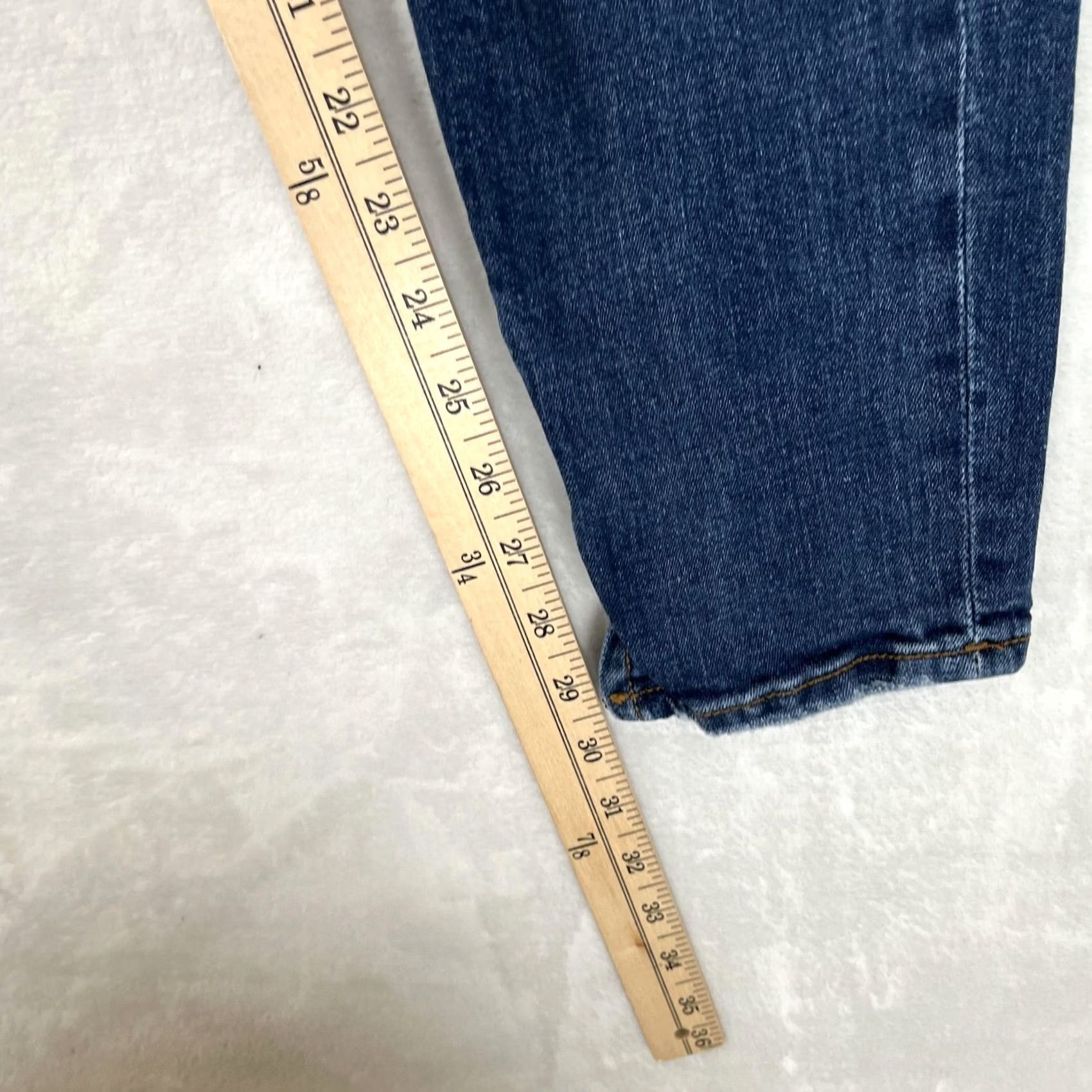 YoungLA YoungLA Jeans Mens 34x30 Blue Slim Skinny Ankle Zip Distressed Denim Size US 34 / EU 50 - 6 Thumbnail
