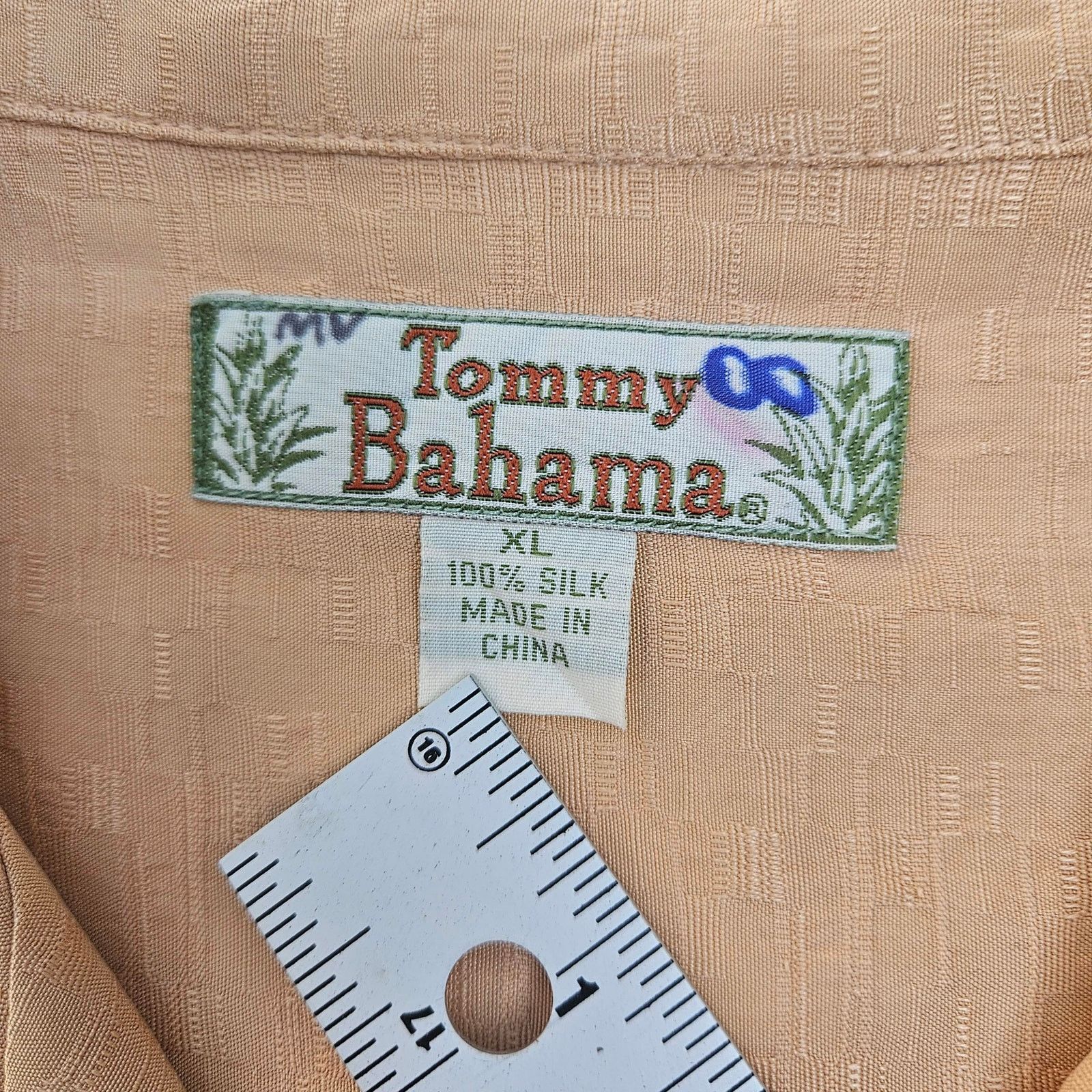 Tommy Bahama Vintage Tommy Bahama Button Up Shirt Men's XL Tan Size US XL / EU 56 / 4 - 2 Thumbnail