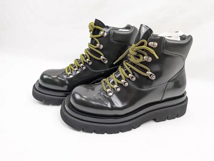 Bottega Veneta o1rshd1 Lug Hiking Ankle Boots in Dark Green Size US 11 / EU 44 - 20 Thumbnail