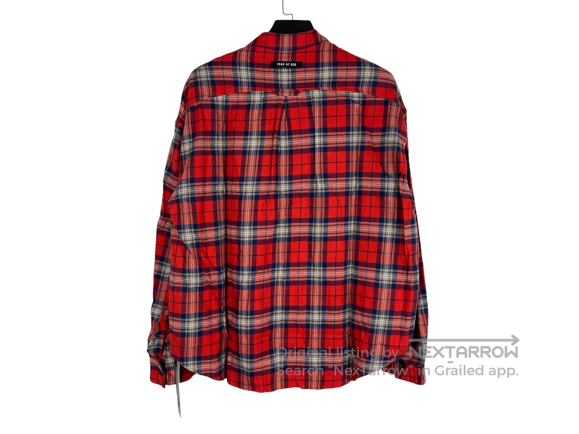 Fear of God FEAR OF GOD Main Line Plaid Long Sleeve Henry Neck Shirt Size US M / EU 48-50 / 2 - 2 Thumbnail