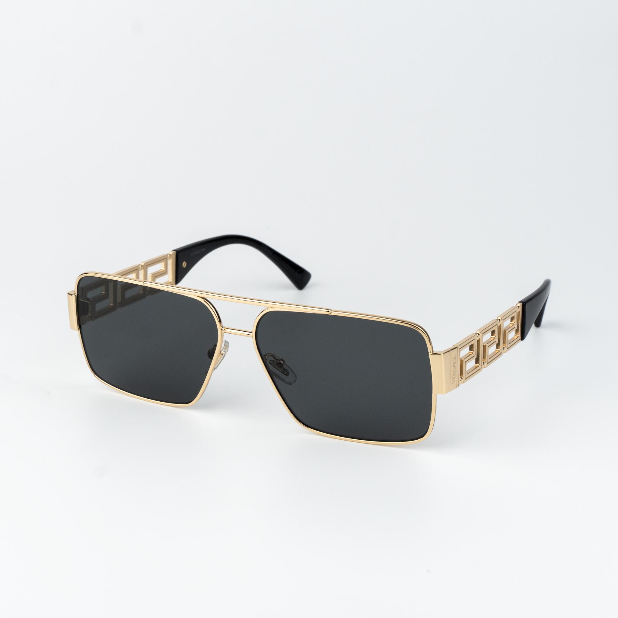 Versace Men Sunglasses Rectangle VE2290 100287 NEW AUTHENTIC