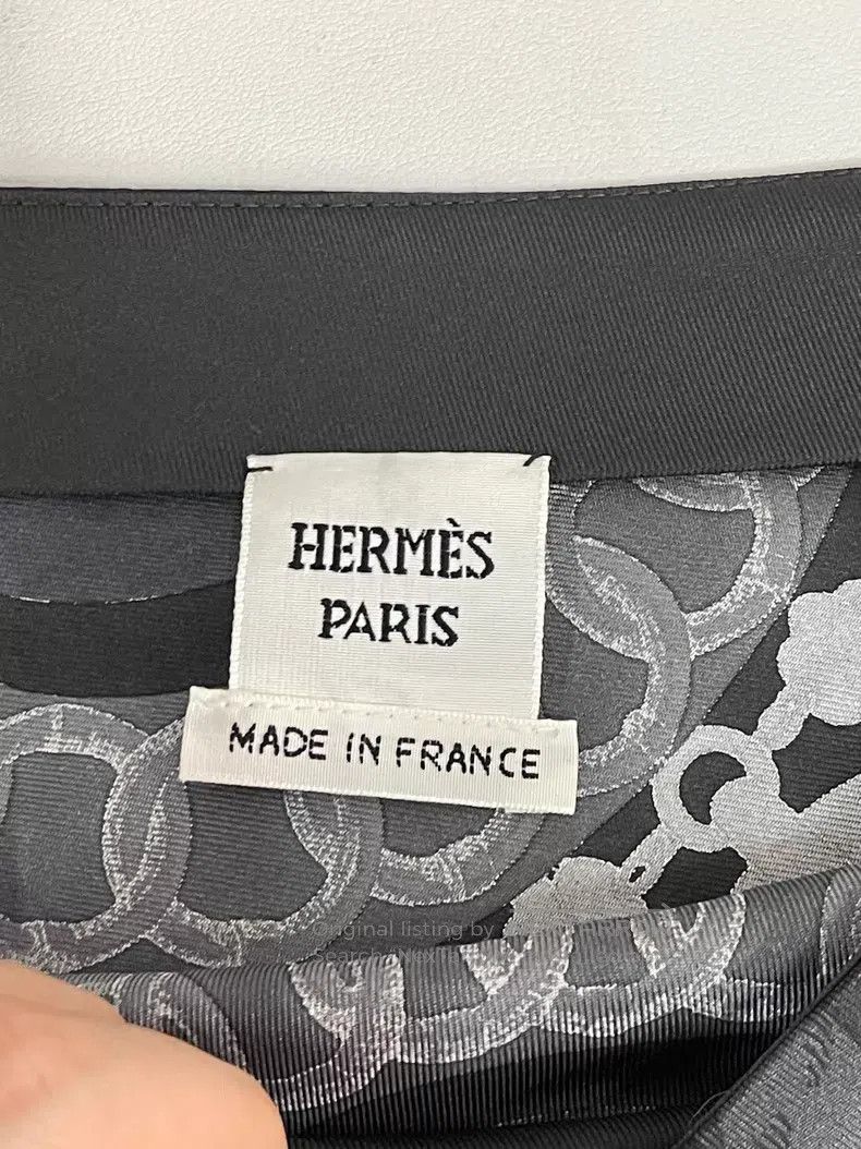 Hermes Hermes Silk long dress Size 42" / US 20 - 6 Thumbnail
