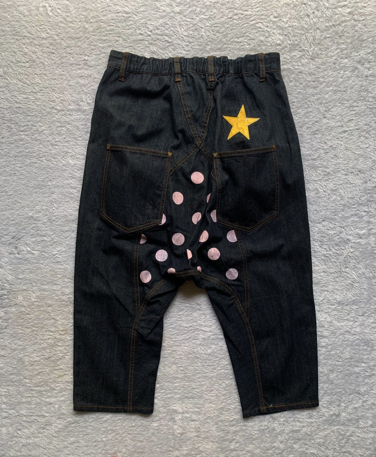 If Six Was Nine Japanese brand PMA denim sarouel pants , Harajuku style Size US 32 / EU 48 - 2 Thumbnail