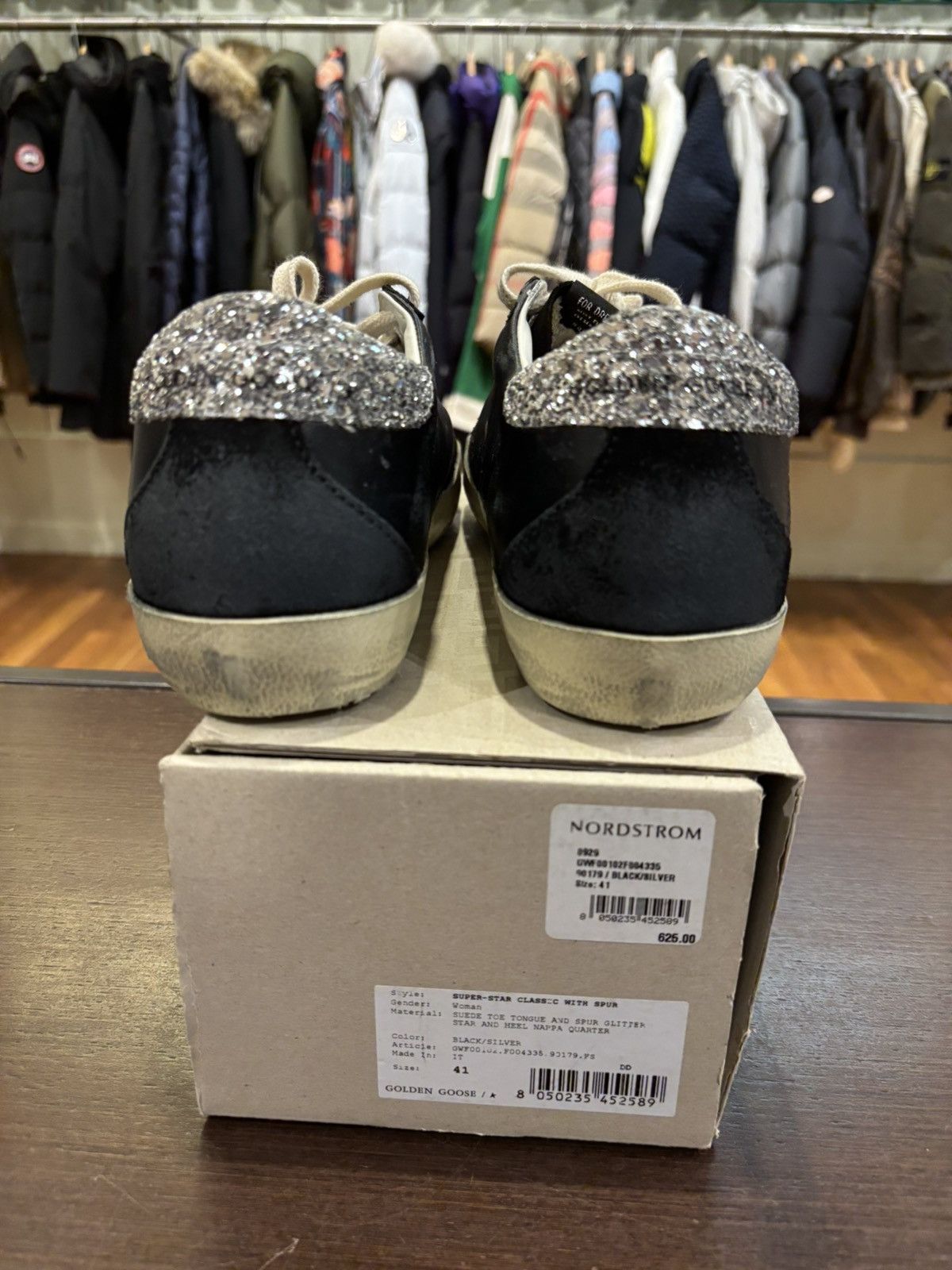Golden Goose Golden Goose Black Silver Sneaker Size US 8 / EU 41 - 3 Thumbnail
