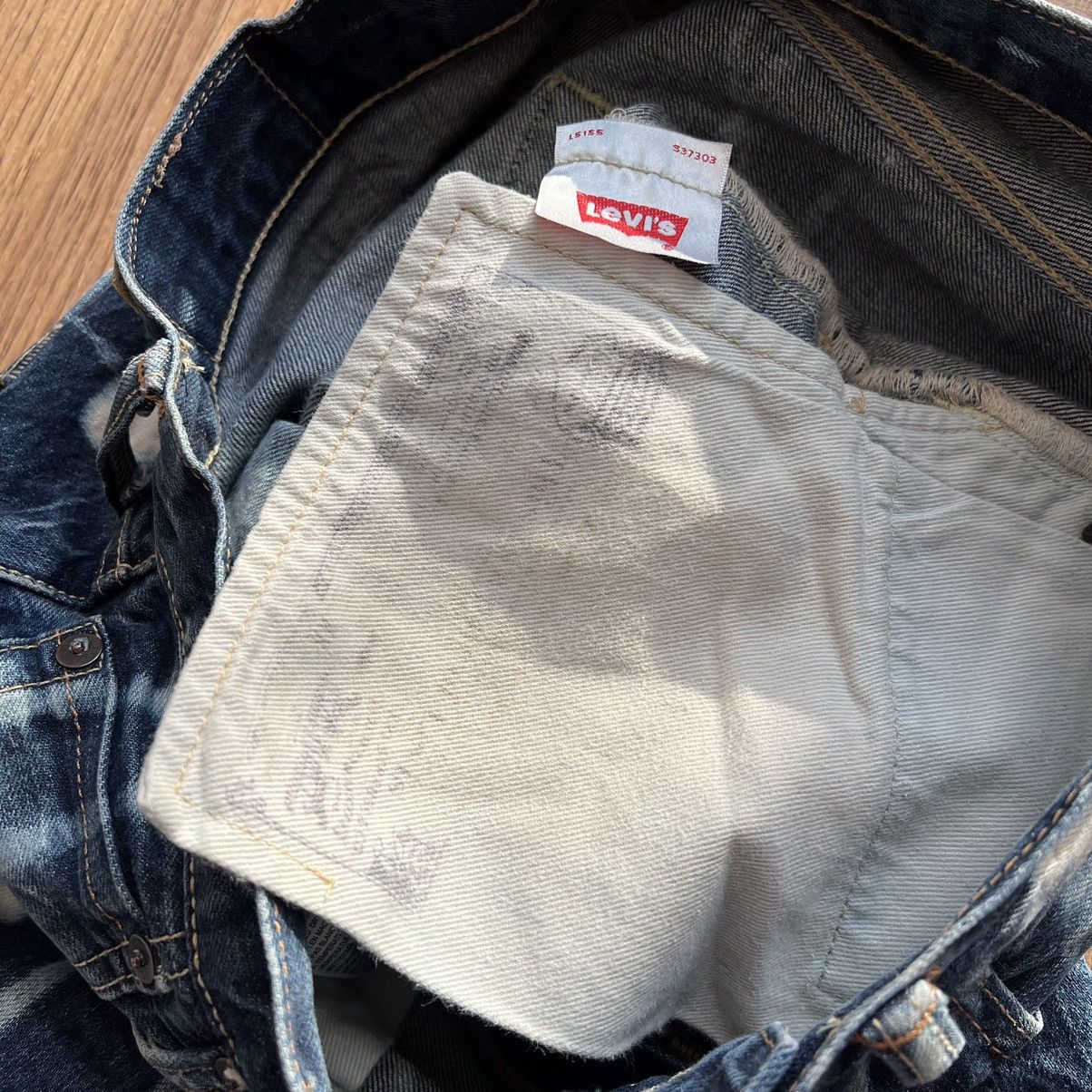Levi's 🔥Levis selvedge denim full printed vintage pattern Size US 30 / EU 46 - 9 Thumbnail