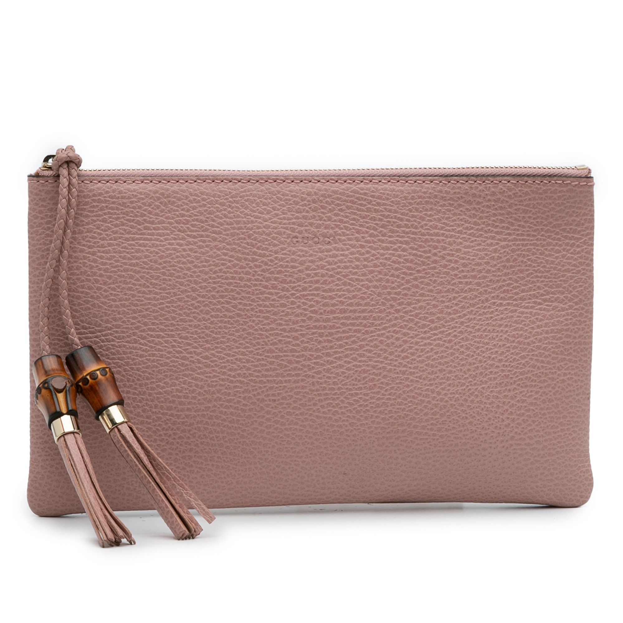 Gucci Gucci Calfskin Bamboo Clutch Size ONE SIZE - 1 Thumbnail
