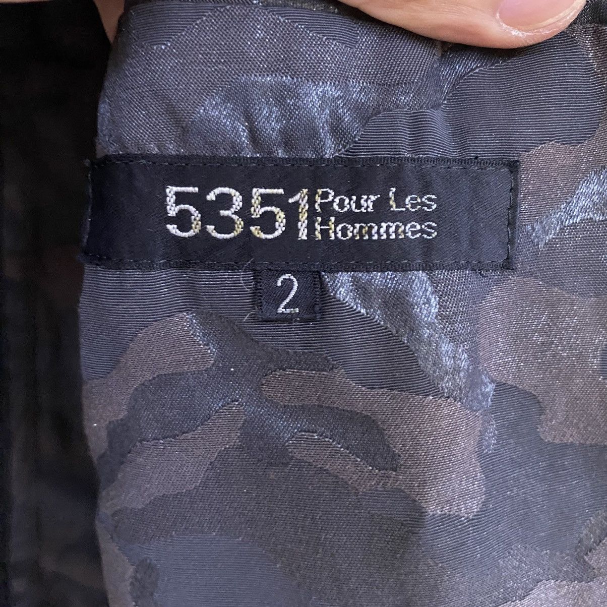 5351 POUR LES HOMMES × Designer × Japanese Brand 💥 5351 Pour Les Homme Japan Camou Jacket Size US M / EU 48-50 / 2 - 8 Thumbnail