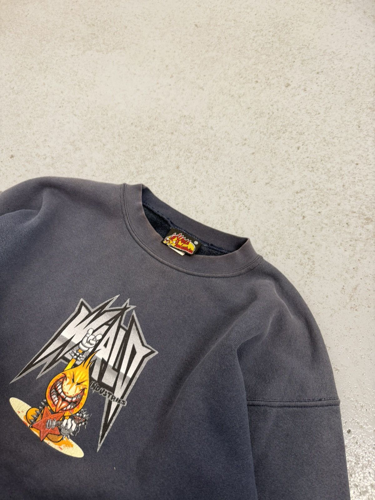 World Industries Vintage 90s Faded World Industries Skate Y2K Sweatshirt Size US M / EU 48-50 / 2 - 3 Thumbnail