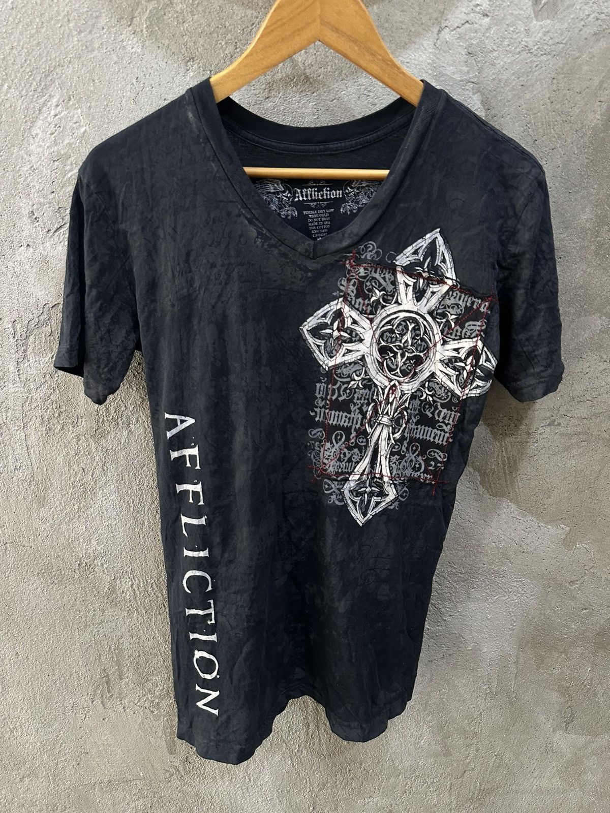 Affliction Crazy Y2K Affliction Wings Cyber Grunge Punk White Tee Size US S / EU 44-46 / 1 - 13 Thumbnail