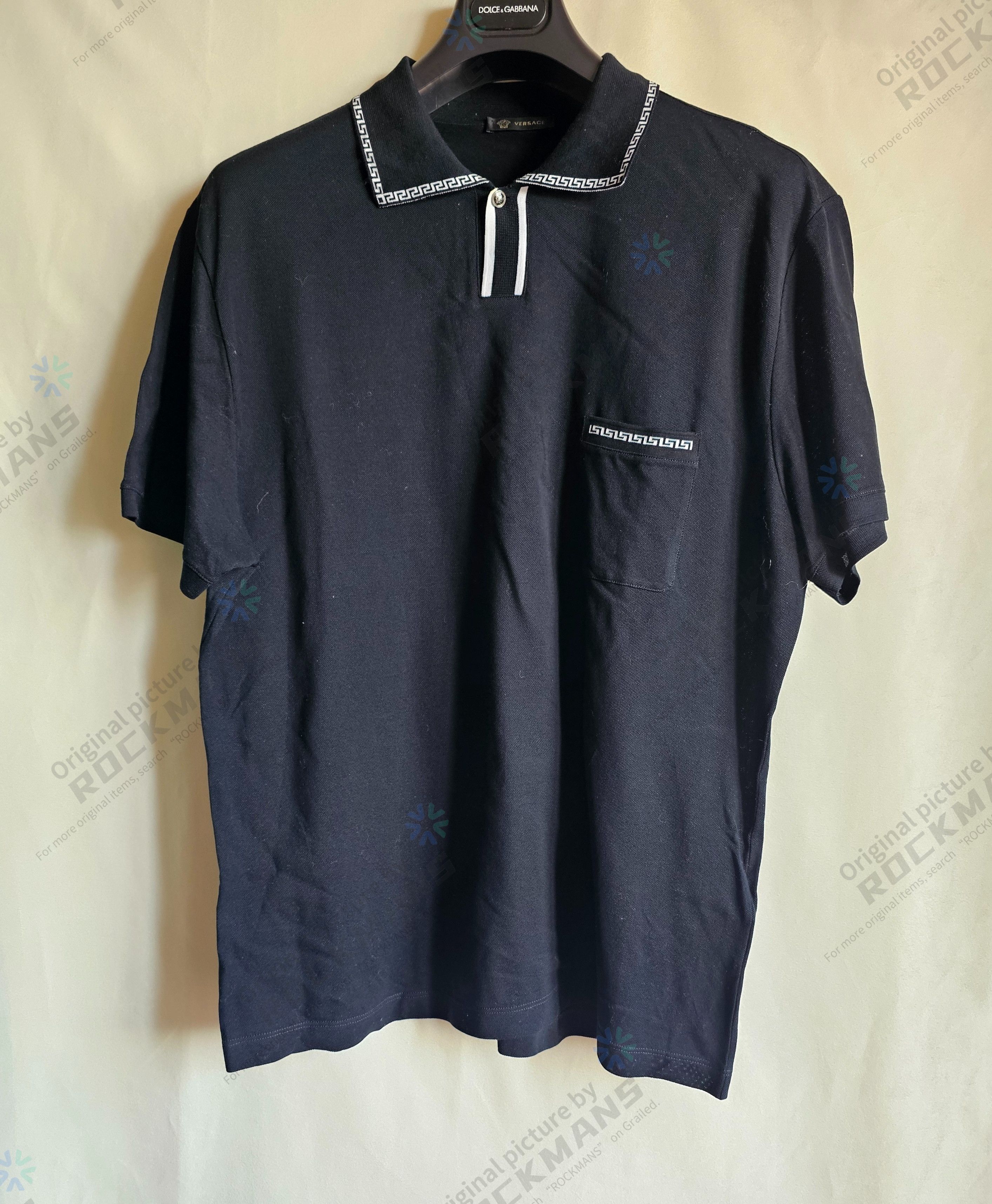 Versace Versace Men's Greca polo shirts size XXL Size US XXL / EU 58 / 5 - 1 Thumbnail