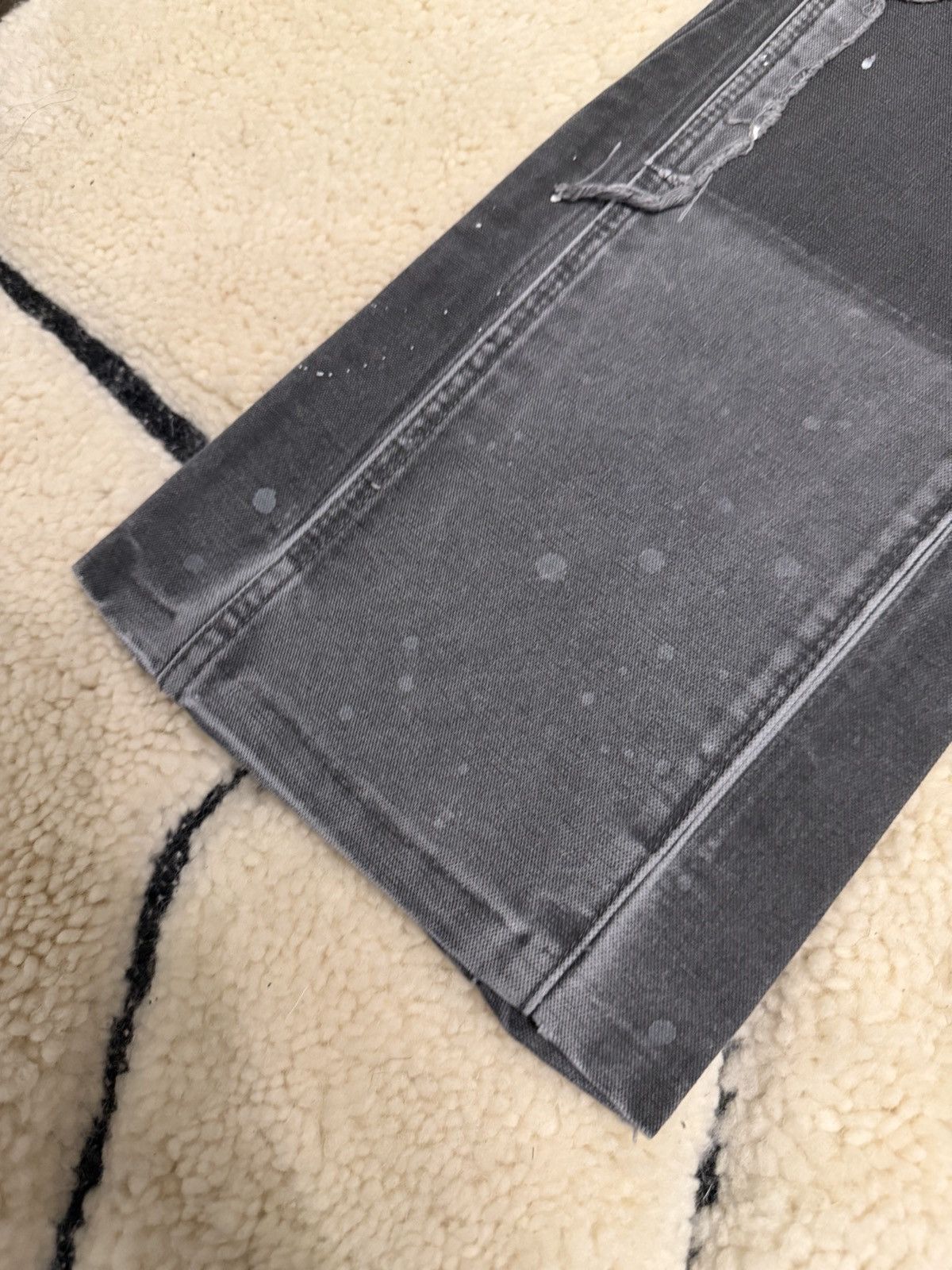 Gallery Dept. Gallery Dept Grey Carpenter Paint Splatter Pants Size 37 Size US 37 - 3 Thumbnail