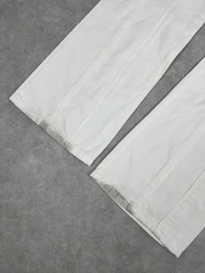Dolce & Gabbana AW2003 Dolce & Gabbana White Distressed Pants Size US 32 / EU 48 - 12 Thumbnail