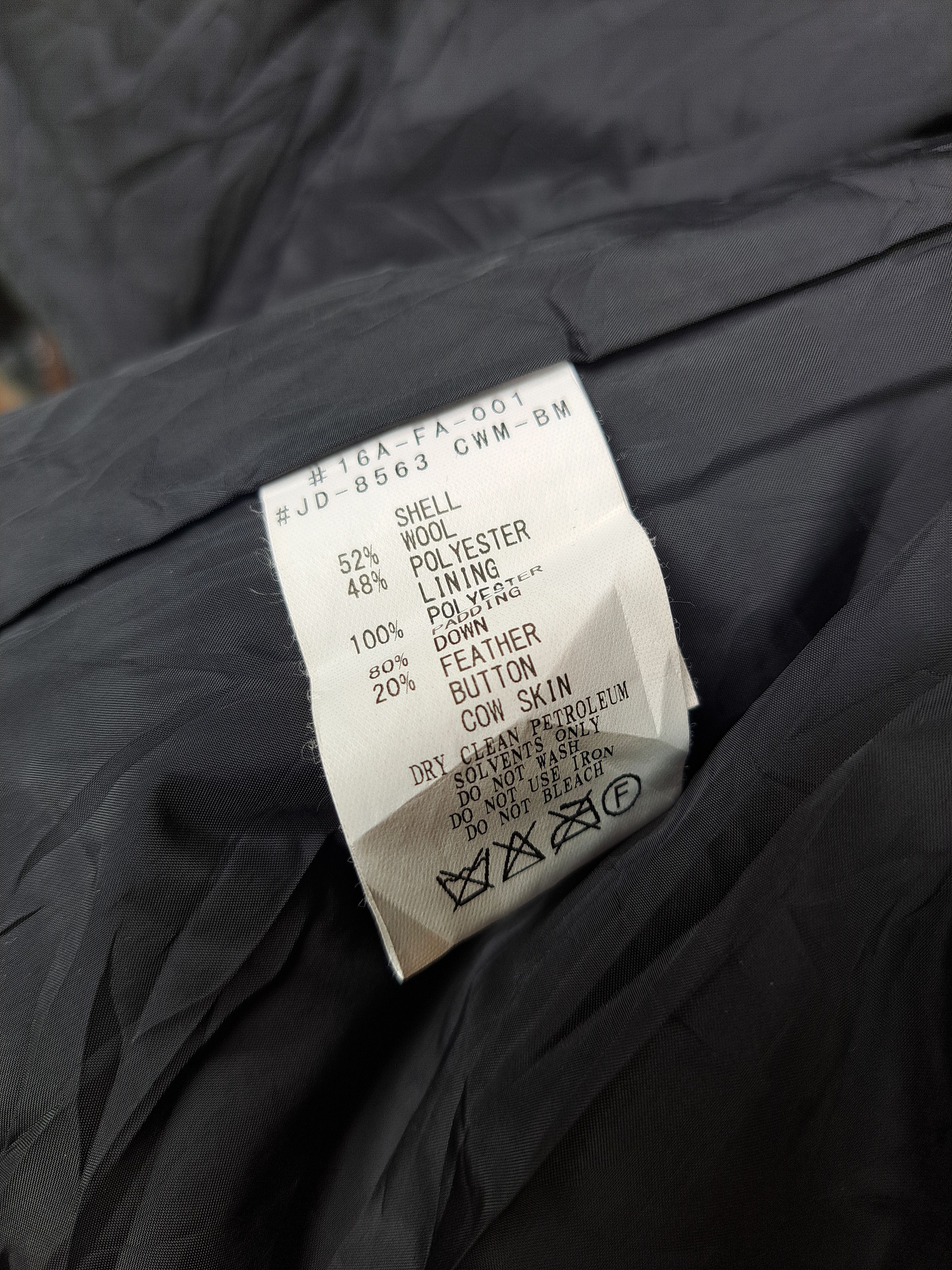 Danton Vintage Danton Beams Wool Down Jacket Women 40FR Size L / US 10 / IT 46 - 6 Thumbnail