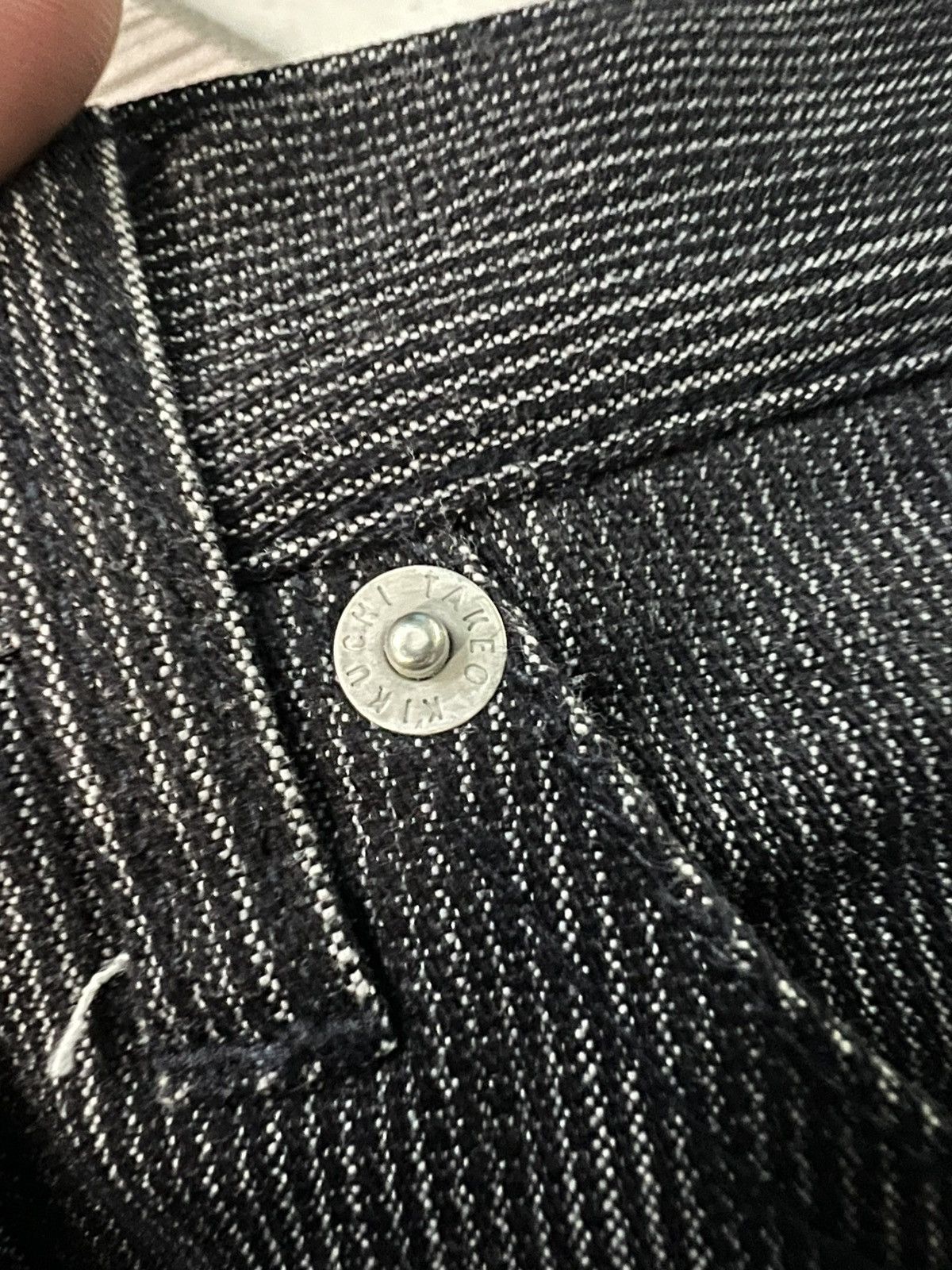 If Six Was Nine × Takeo Kikuchi × Tornado Mart VINTAGE TAKEO KIKUCHI STRIPE JEANS VERY RARE Size US 32 / EU 48 - 14 Thumbnail