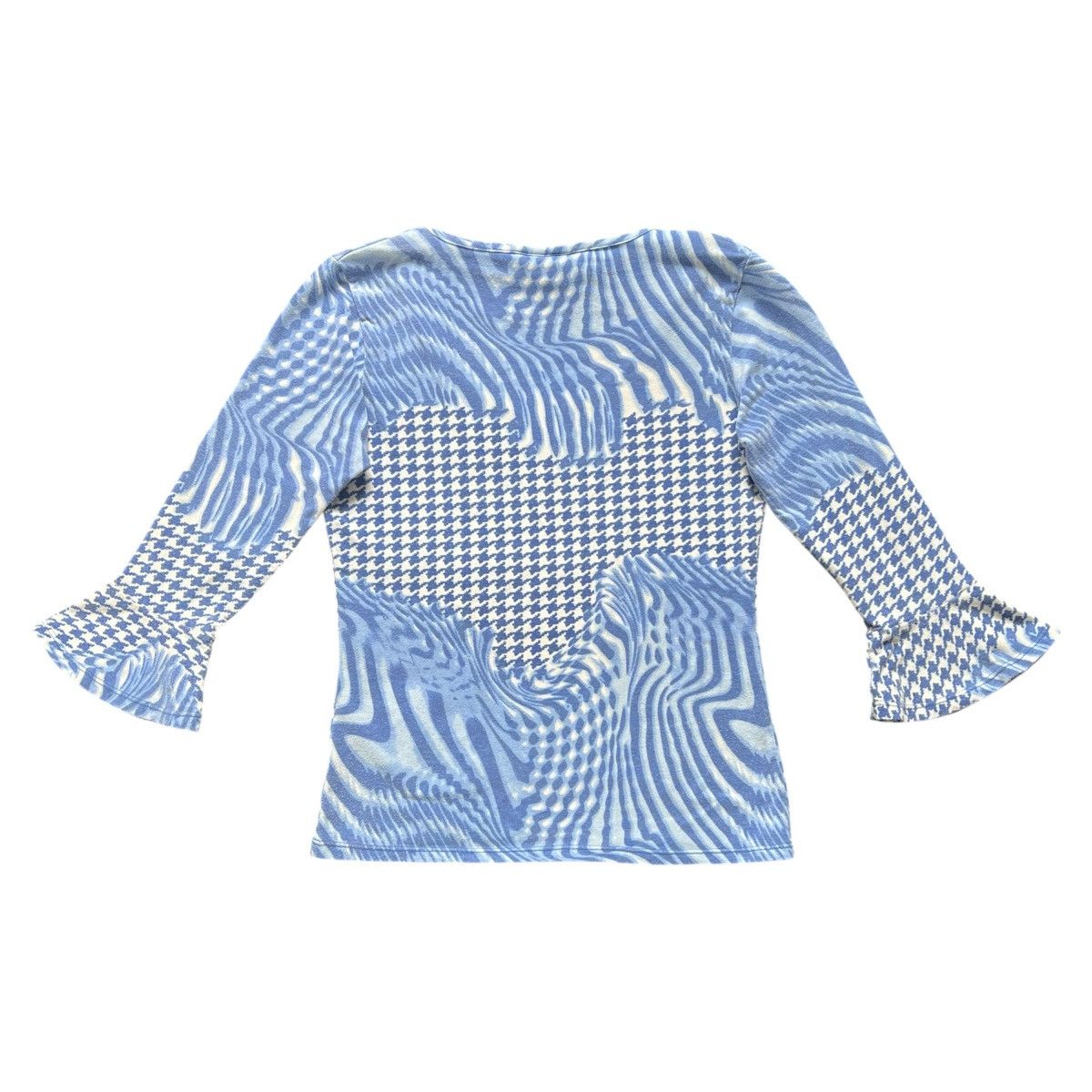 Roberto Cavalli Roberto Cavalli Psychedelic Optical Illusion blouse top Size M / US 6-8 / IT 42-44 - 3 Thumbnail