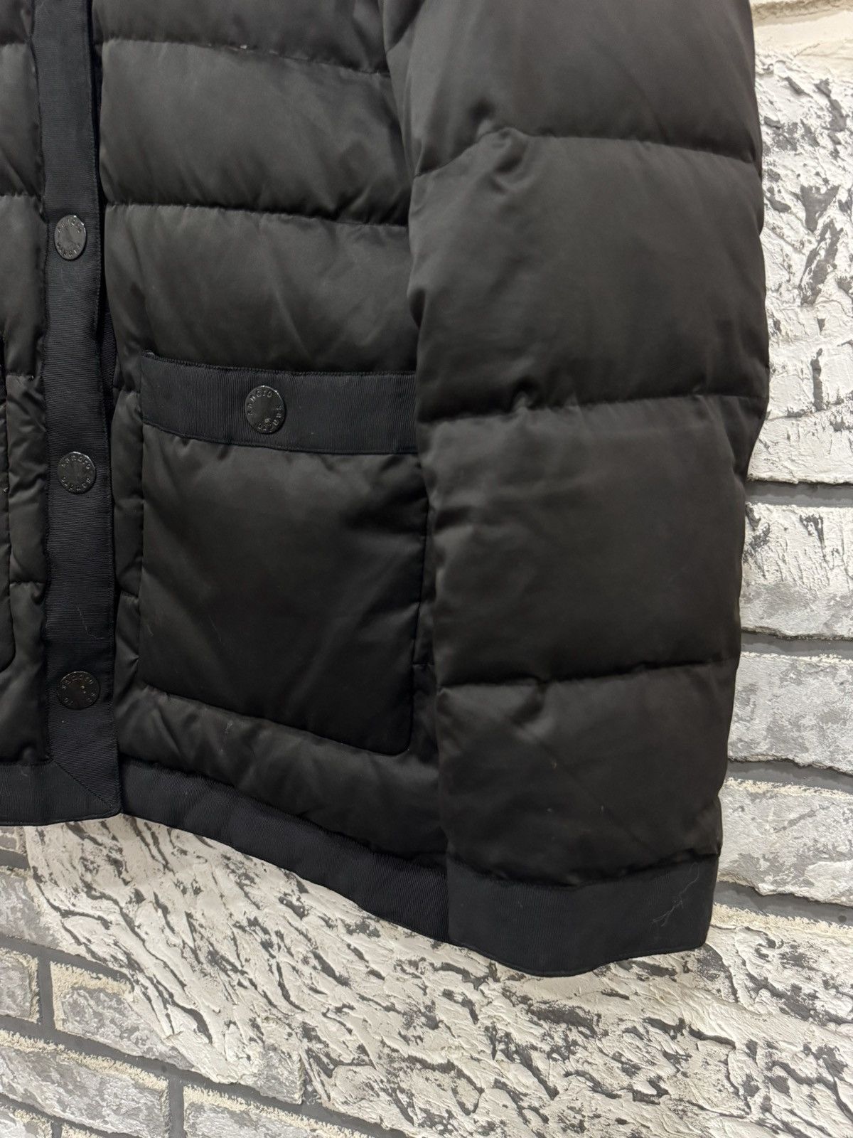 Sandro Sandro Paris Kasie Down Puffer Coat Fox Fur Trim Hood Size 3 Size L / US 10 / IT 46 - 5 Thumbnail