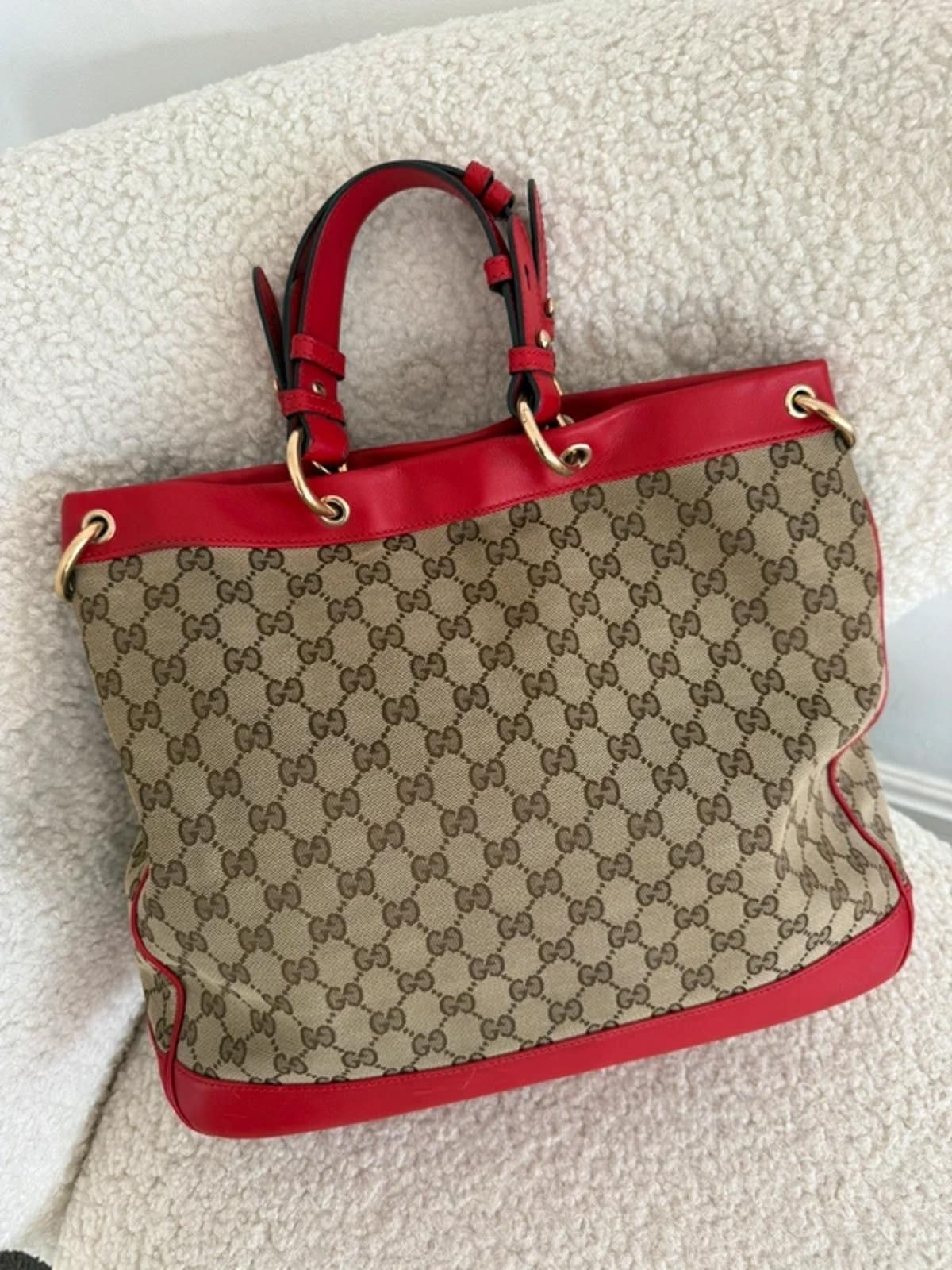 Gucci Gucci GG canvas Valentine top handle bag Size ONE SIZE - 6 Thumbnail