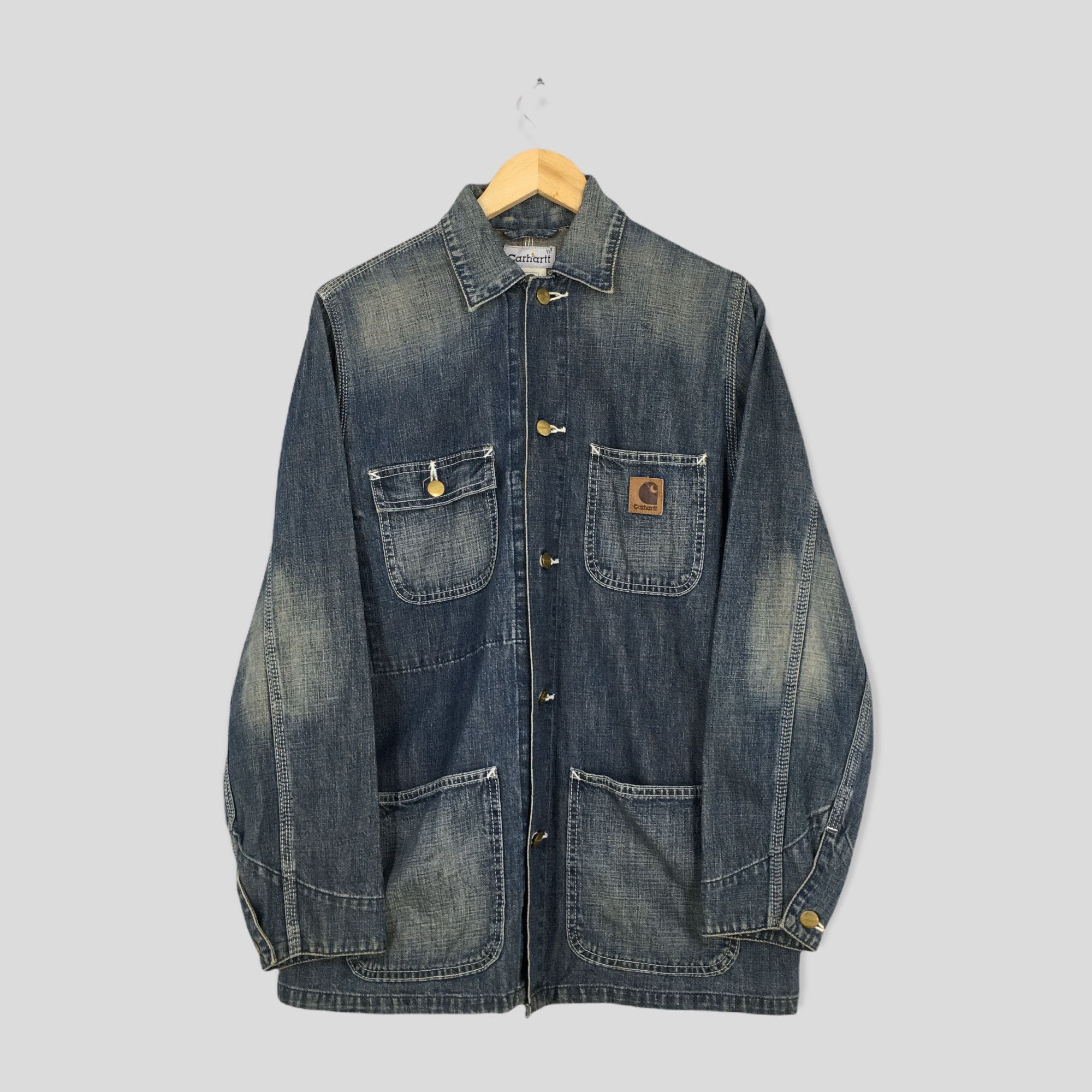 Carhartt Vintage Carhartt Four Pocket Workwear Jacket Medium Size US M / EU 48-50 / 2 - 1 Thumbnail