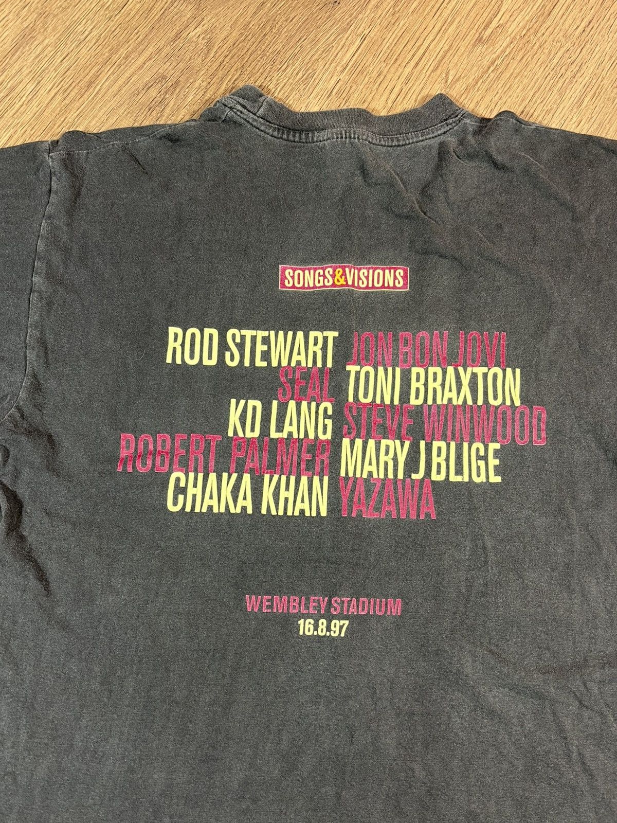 Band Tees Vintage 1997 Songs & Visions Shirt Carlsberg Concert Size US L / EU 52-54 / 3 - 13 Thumbnail