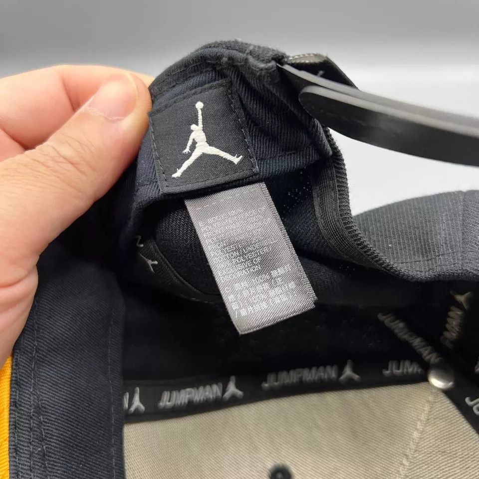 Jordan Brand Air Jordan Flight Hat Men Black Yellow Jumpman Snap Back Cap Size ONE SIZE - 6 Thumbnail
