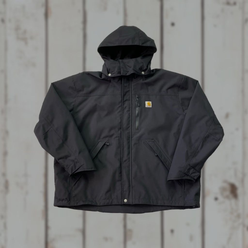 Carhartt Carhartt Jacket 2XL Black Rain Defender Relaxed Fit Full Zip Mens Size US XXL / EU 58 / 5 - 1 Thumbnail