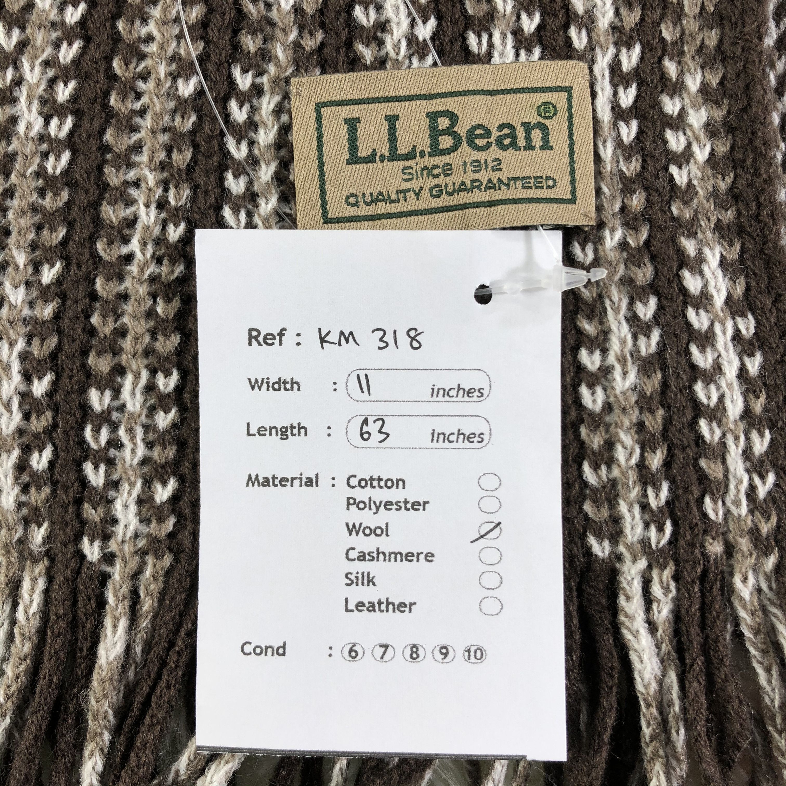 L.L. Bean × Vintage L.L. Bean Scarf / Muffler / Neckwear - KM318 Size ONE SIZE - 5 Thumbnail