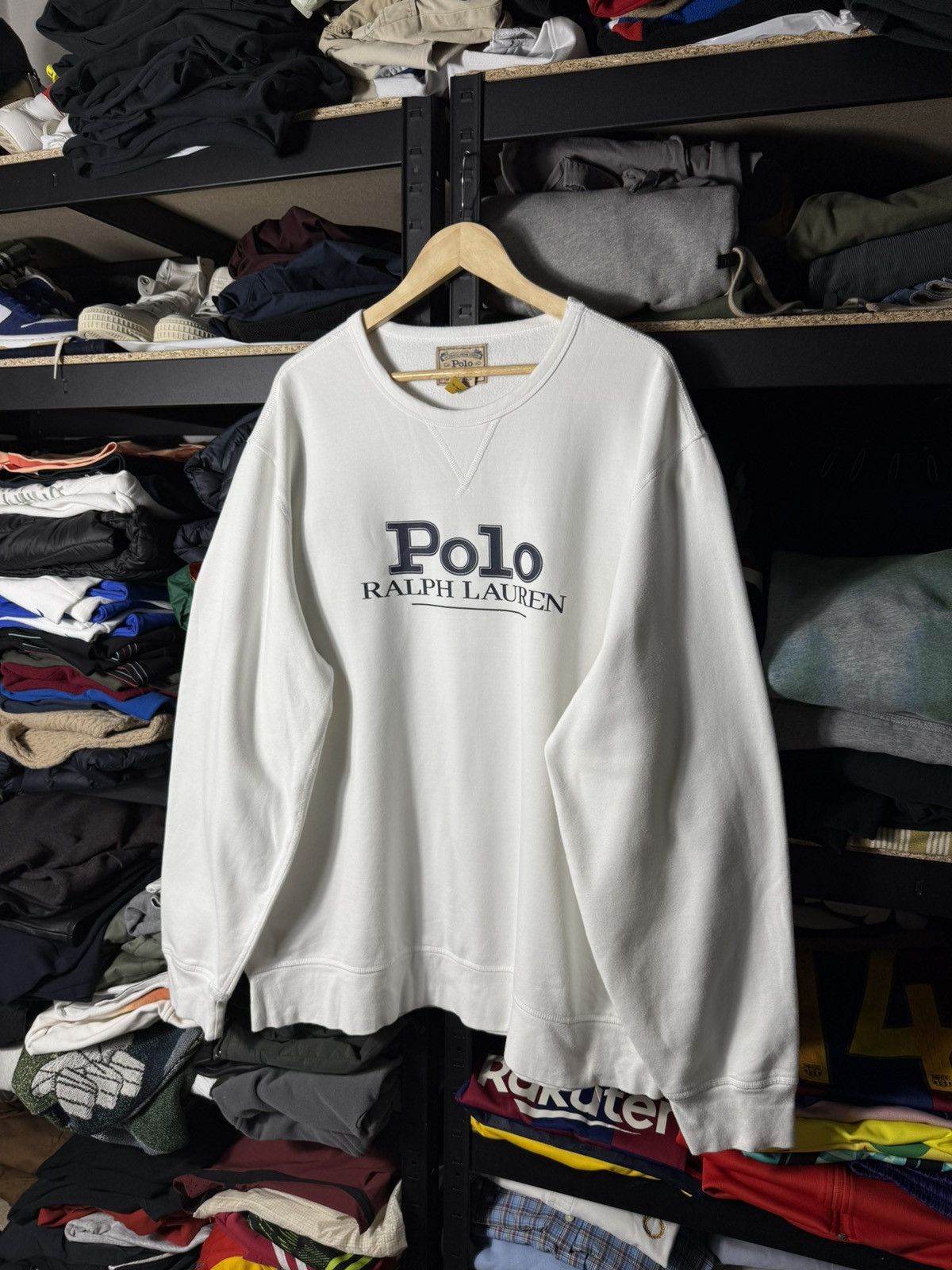 Polo Ralph Lauren Polo Ralph Lauren Sweatshirt Big Logo Crewneck Vintage Style Size US XXL / EU 58 / 5 - 1 Thumbnail