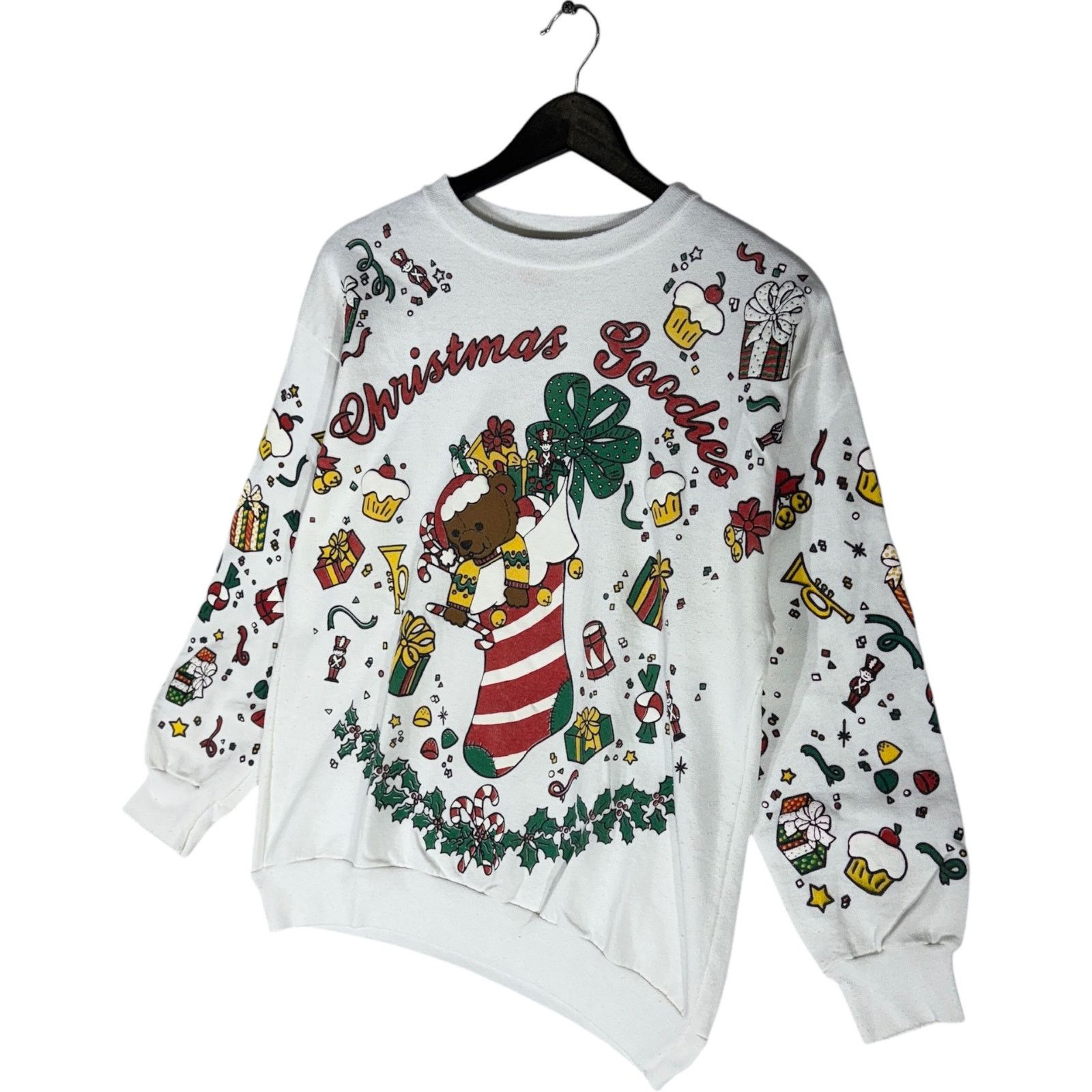 Vintage Vintage "Christmas Goodies" AOP Crewneck 90s Size US S / EU 44-46 / 1 - 3 Thumbnail