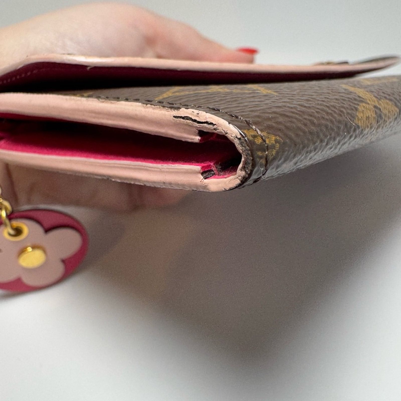 Louis Vuitton Louis Vuitton Emilie Bloom Pink Fuchsia Monogram Wallet Size ONE SIZE - 16 Thumbnail