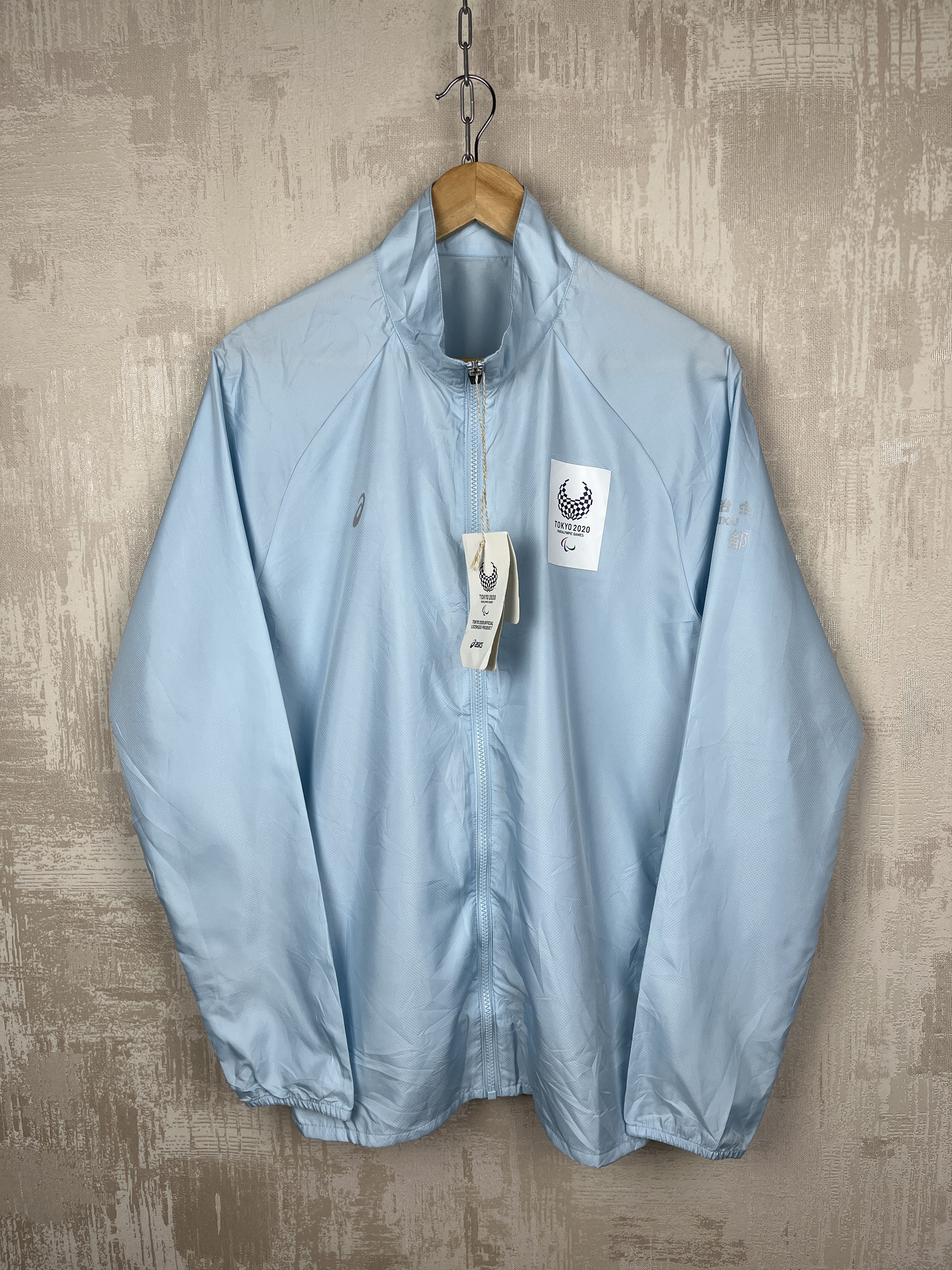 Asics Asics Tokyo Paralympic Games 2020 Wind Windbreaker Jacket Size US L / EU 52-54 / 3 - 10 Thumbnail