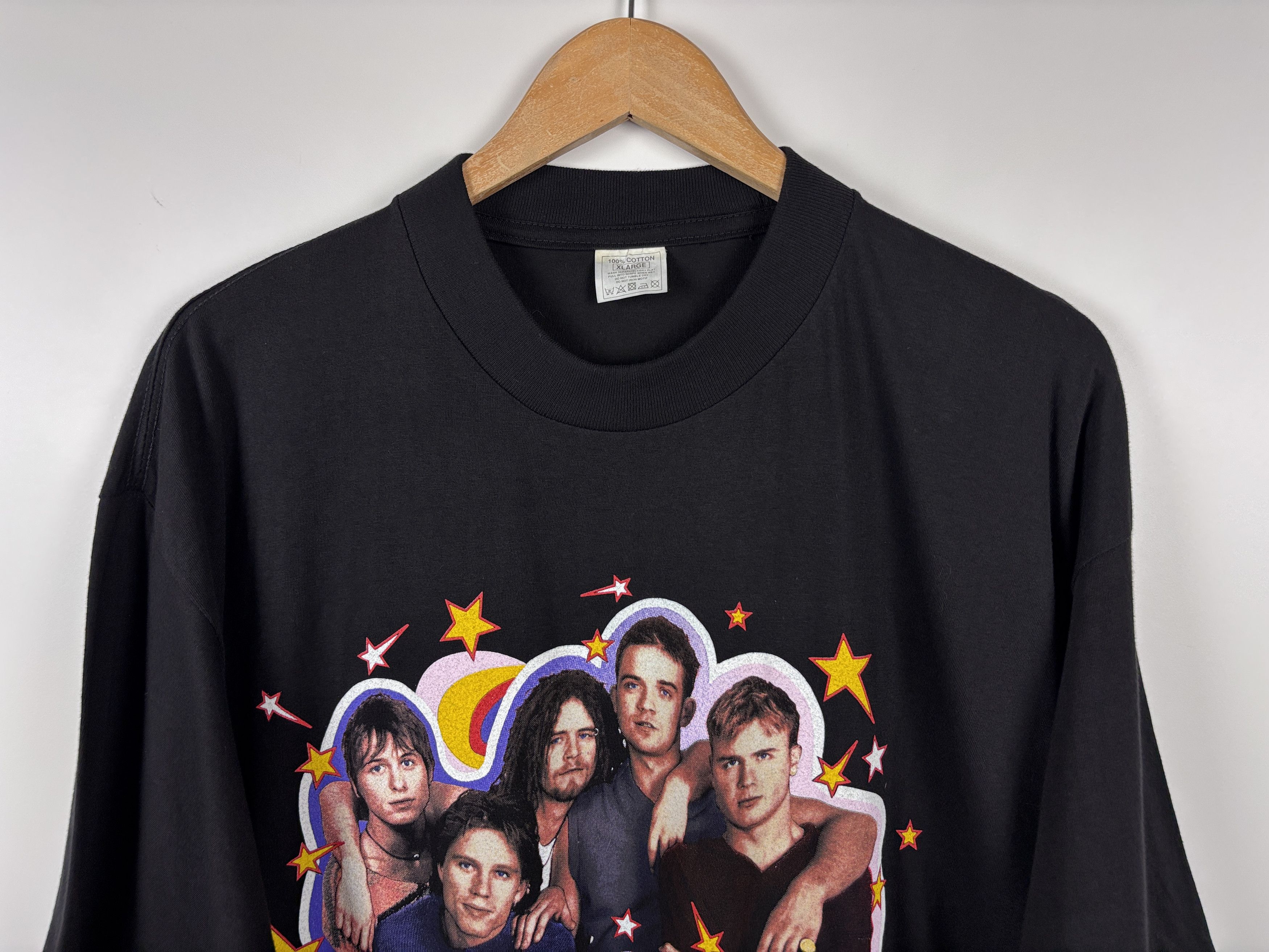 Band Tees × Vintage Vintage Take That Nobody Else Tour 1995 T-shrit Black XL Size US XL / EU 56 / 4 - 2 Thumbnail