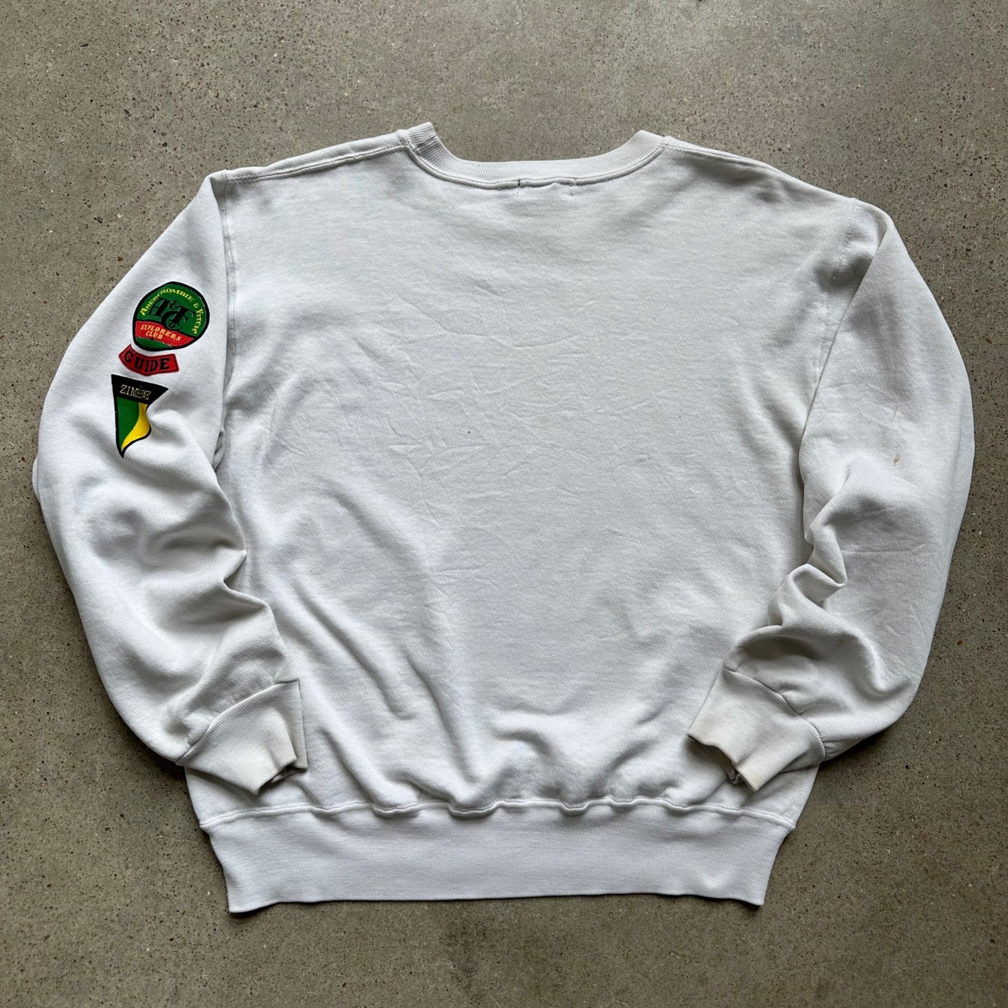 80s Abercrombie & Fitch × Champion Vintage 80s Abercrombie And Fitch x Champion Distressed Red